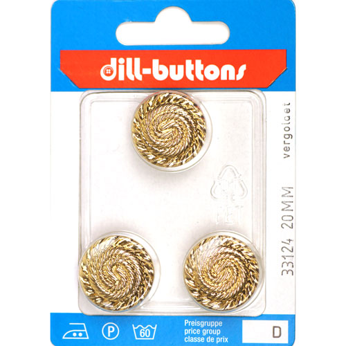 Dill 007.33124 Knopen achtersteek 20 mm - Kaart