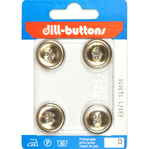 Dill 007.33171 Metalen knopen 4 gaats 18 mm - Kaart