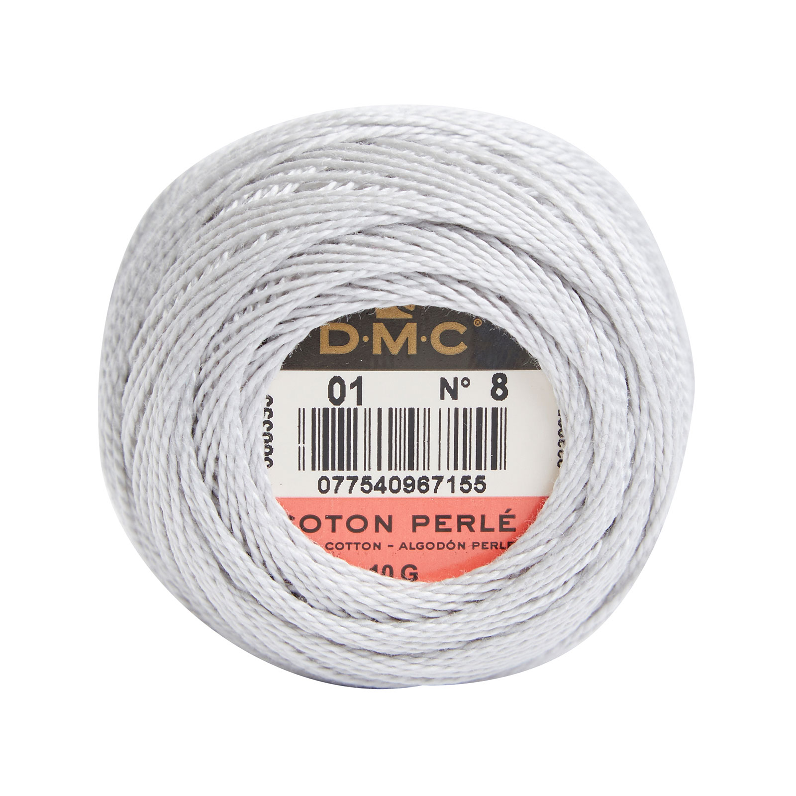 DMC 116A-8 Cotton Perlé 8 borduur- en hardanger garen 10 gram, 80 meter - Kleur 01