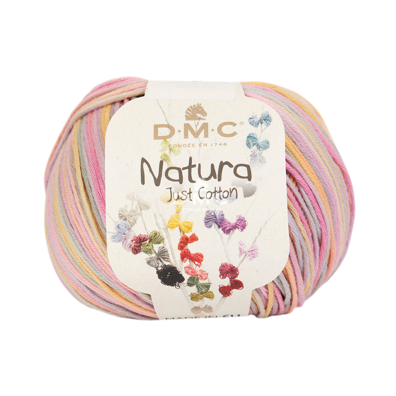 DMC 302M Cotton Natura Multicolour brei- en haakgaren 50 gram 155 meter - M904