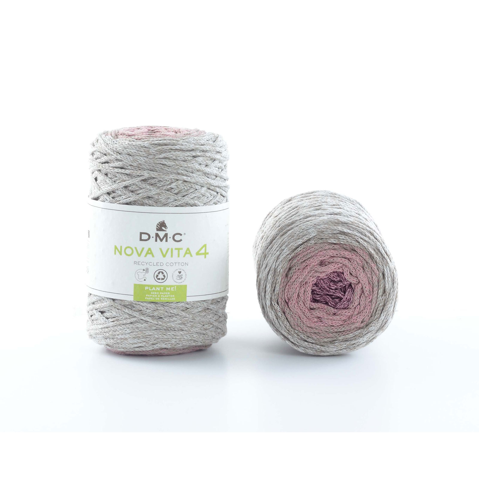 DMC 386 Nova Vita 4 multikleuren macrame garen 250 gram 200 mtr, recycled katoen - Kleur 103