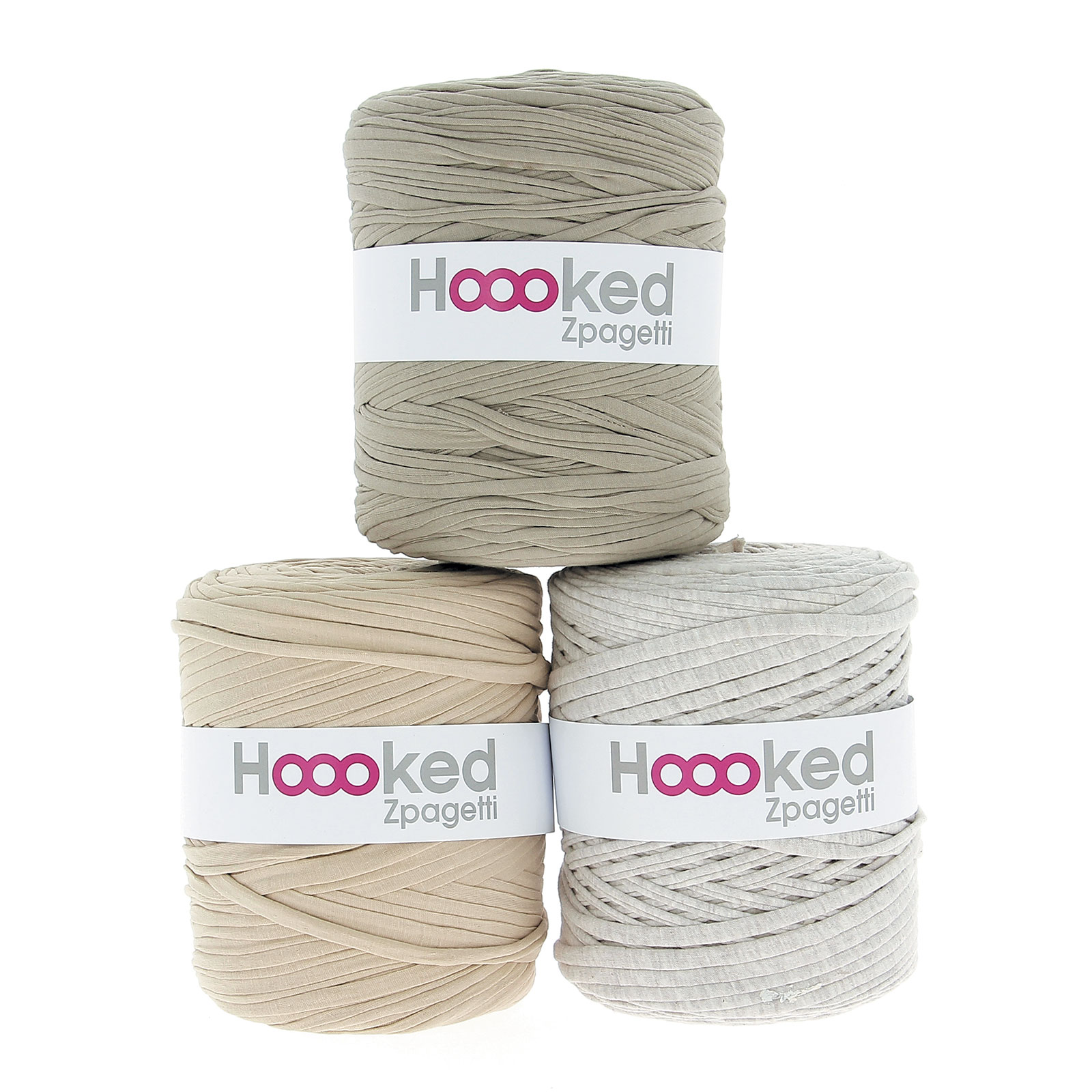 DMC 800 Hoooked Zpagetti macramegaren 120 meter - Kleur beige