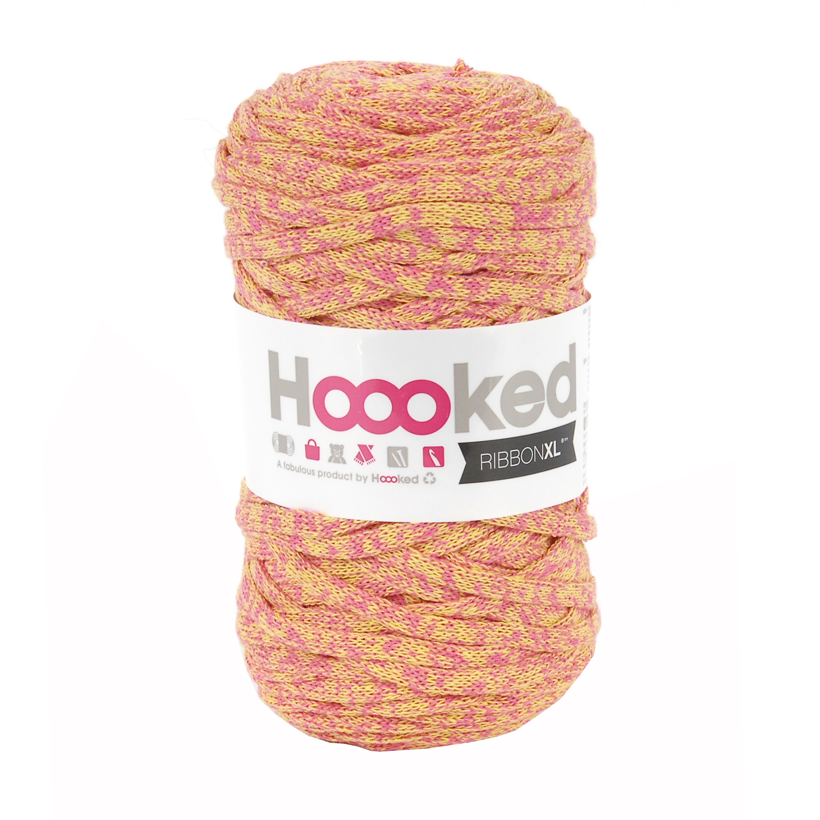 DMC 801 Hoooked Ribbon XL macramegaren 120 meter - Kleur 08