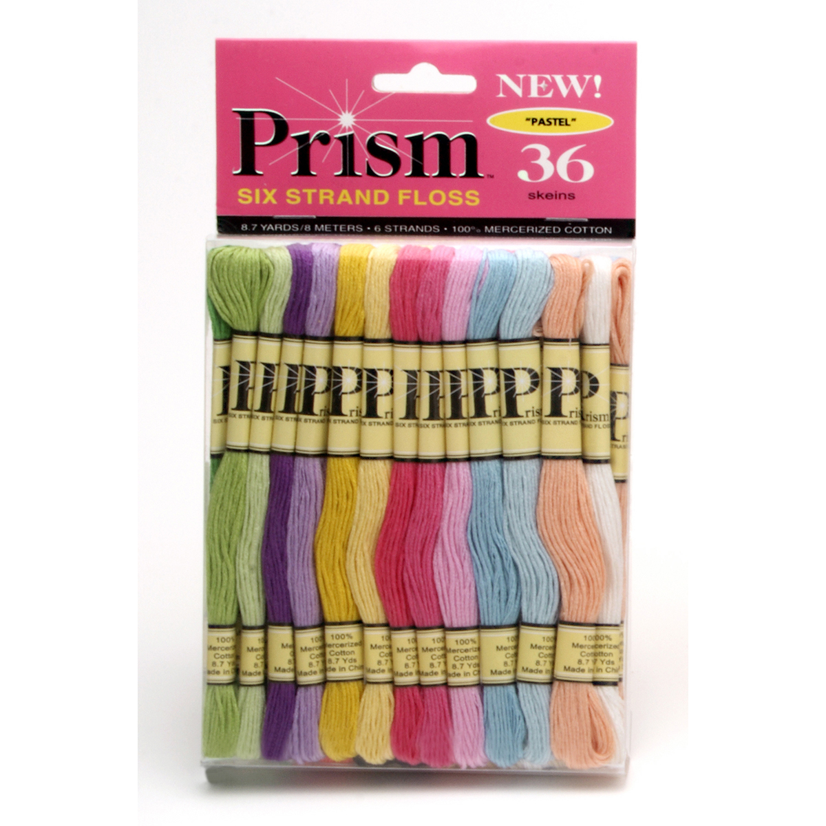 DMC PRISMPASTL Prism Craft vriendschapsbandjes garenset, 36 strengen - PAKKET