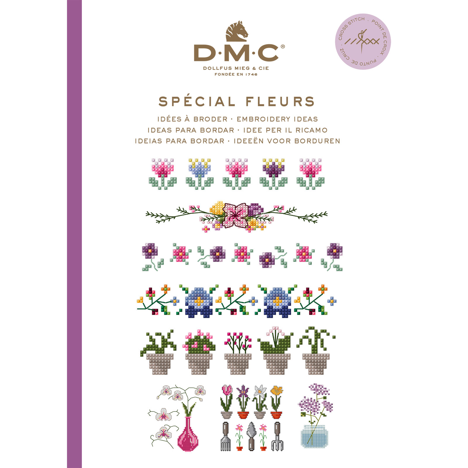 DMC Embroidery Ideas - Flowers - STUK