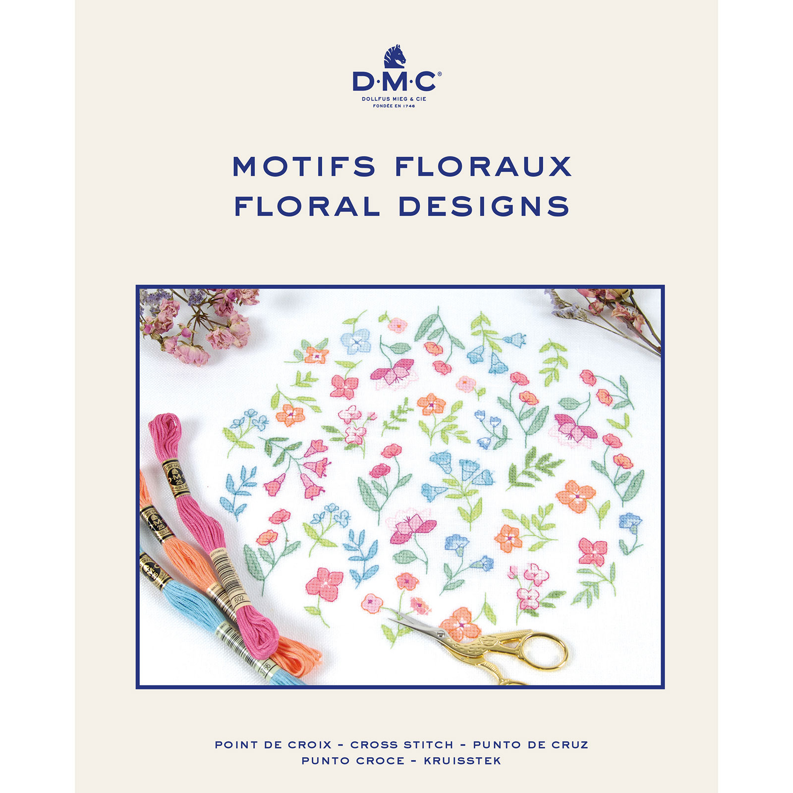 DMC Book Floral French language - STUK