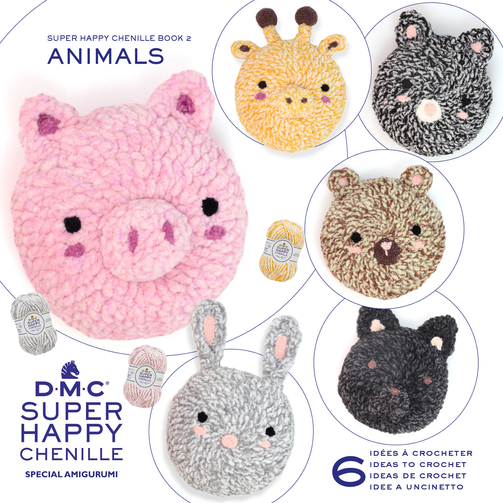 DMC 15854/22 Mini Book Super Happy Chenille, meertalig - STUK