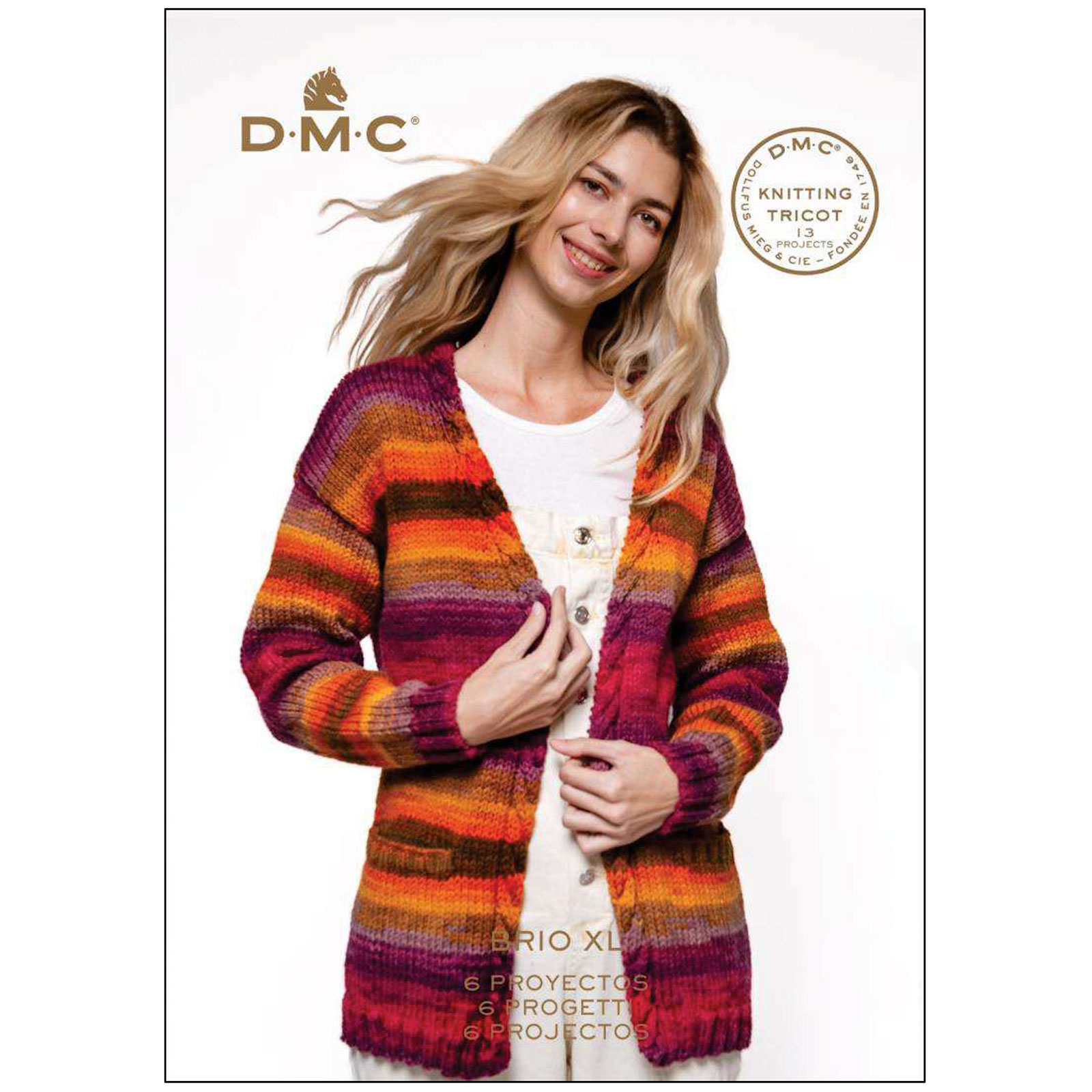 DMC 15899.E22 Boek Brio XL 6 projecten - Engelse, Duits en Nederlandse taal. - STUK