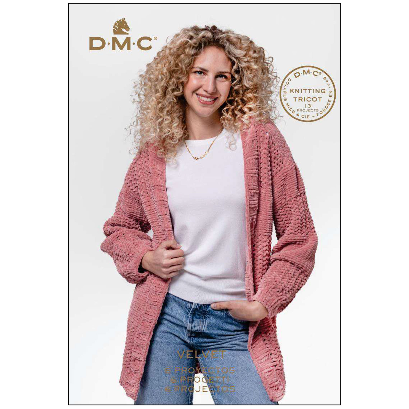 DMC 15900.1 Boek Velvet XL 6 projecten - Franse taal. - STUK