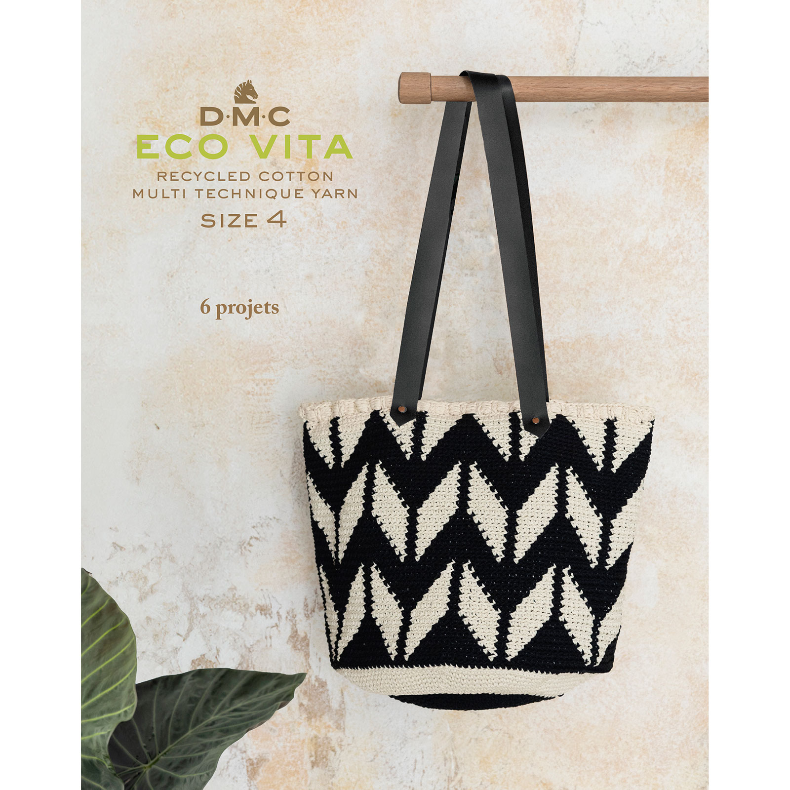 DMC 15911.1 Boek Eco Vita 4, 6 haak projecten - Franse taal. - STUK