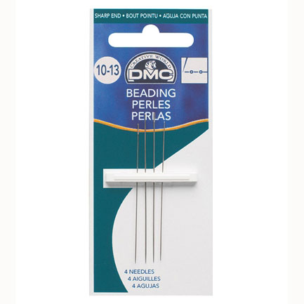 Dmc 1764/1 Kralennaalden met punt  10 + 13, 6 stuks assorti - STUK