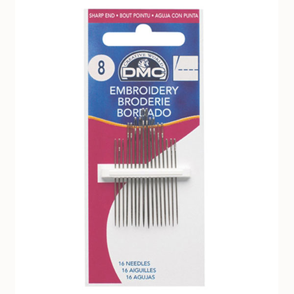 Dmc 1765/3 Borduurnaalden met punt 5 t/m 10, 16 stuks assorti - STUK
