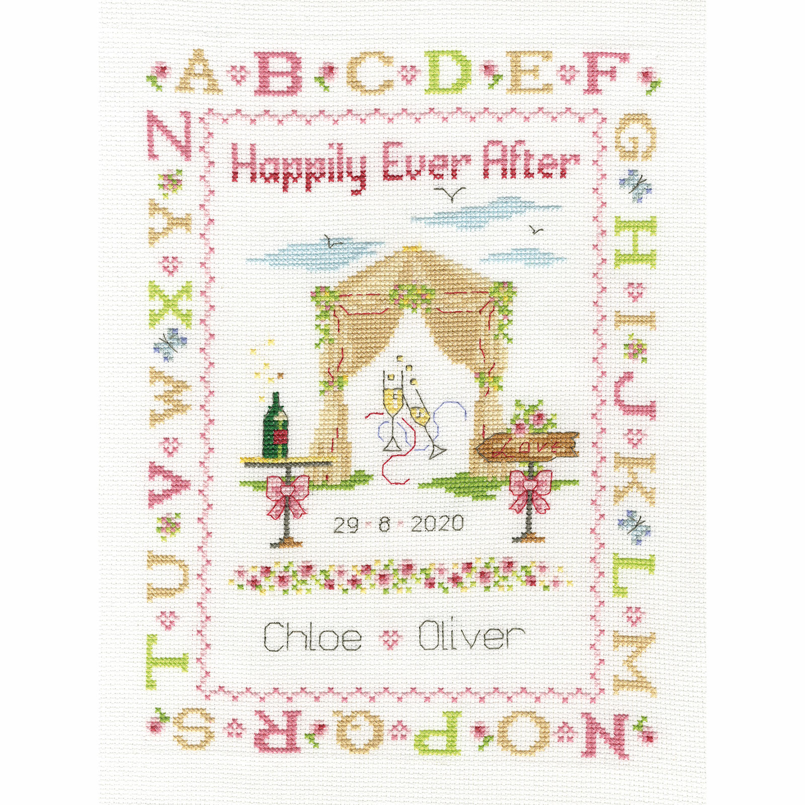 DMC BK1922 Borduurpakket - Samen Voor Het Leven Aïda  21 x 28 cm - STUK