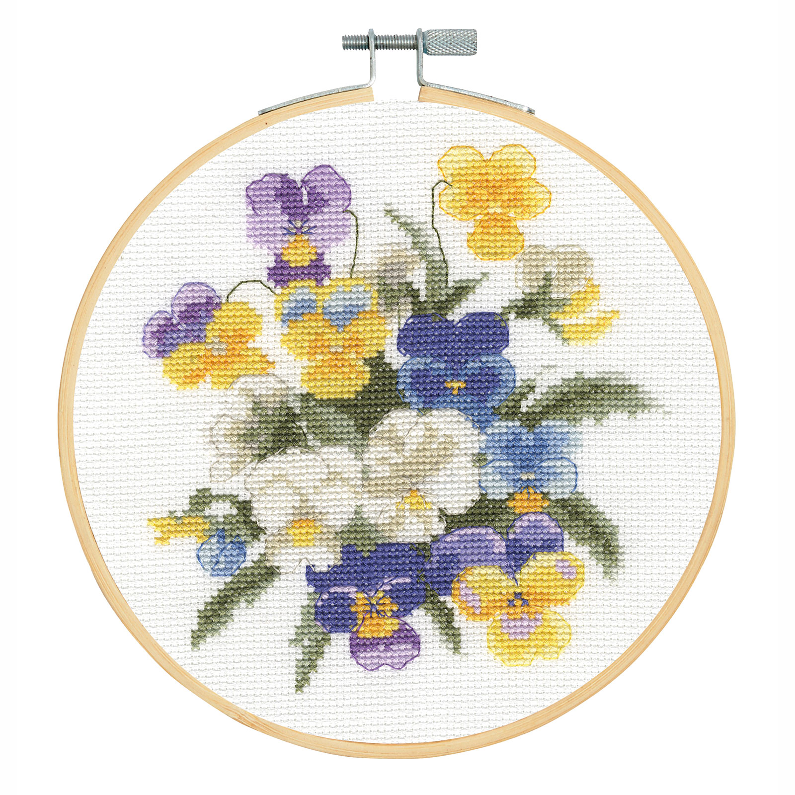 DMC BK1937 Borduurpakket - Viooltjes Aïda - STUK