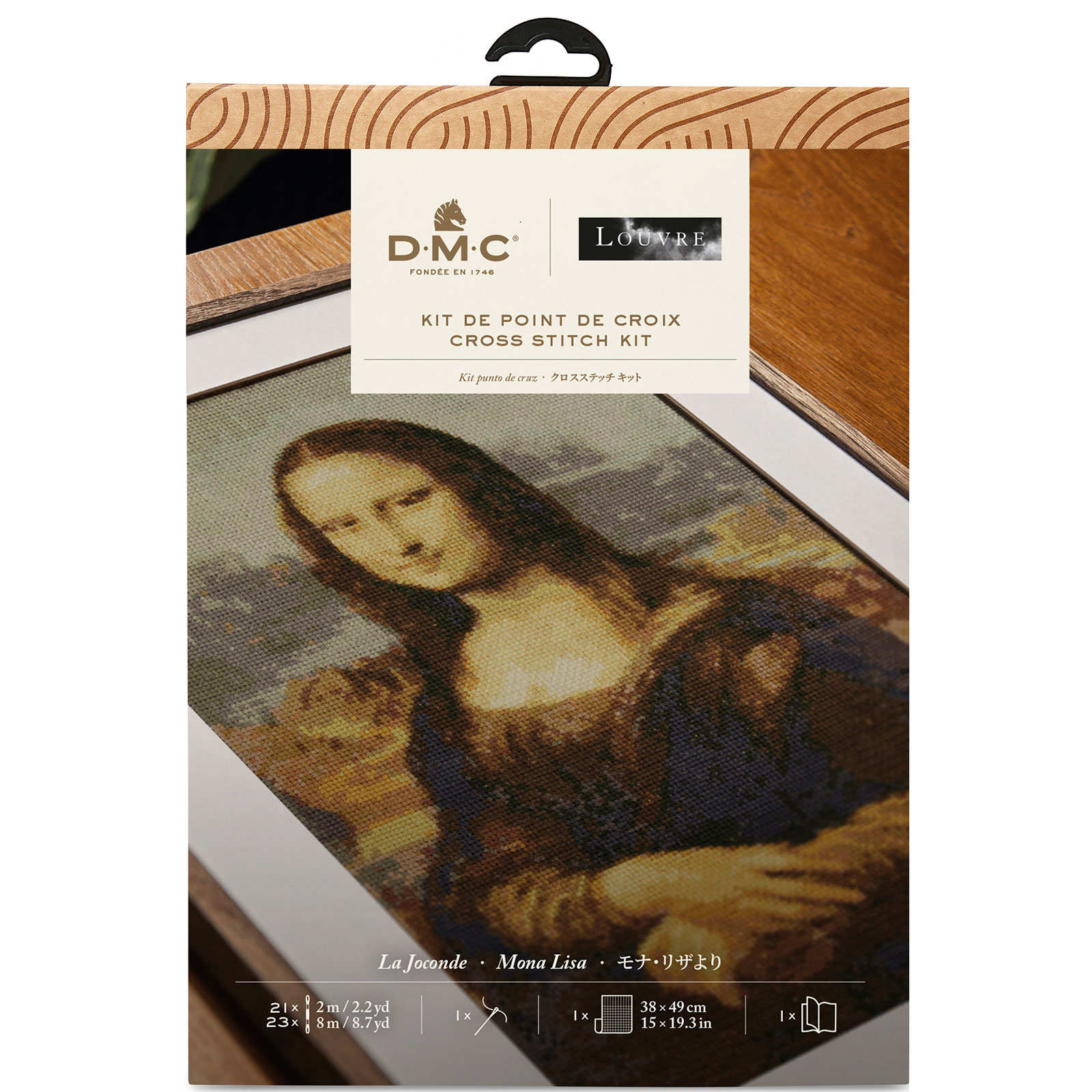 DMC BK1970/81 Borduurpakket Mona Lisa 24 x 35,5cm - STUK