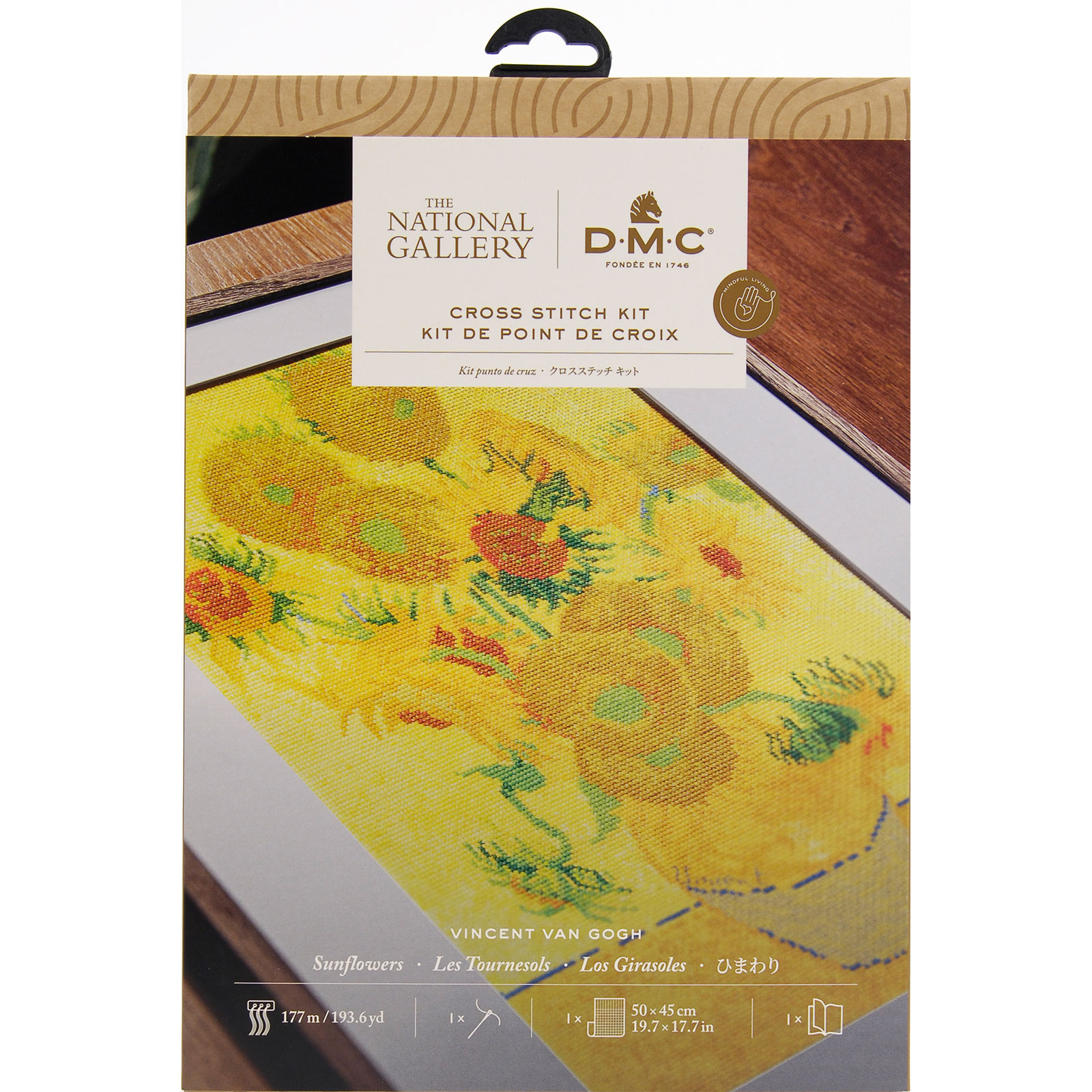 DMC BL1063/RE/71 Borduurpakket Sunflowers 29x36.5cm - STUK