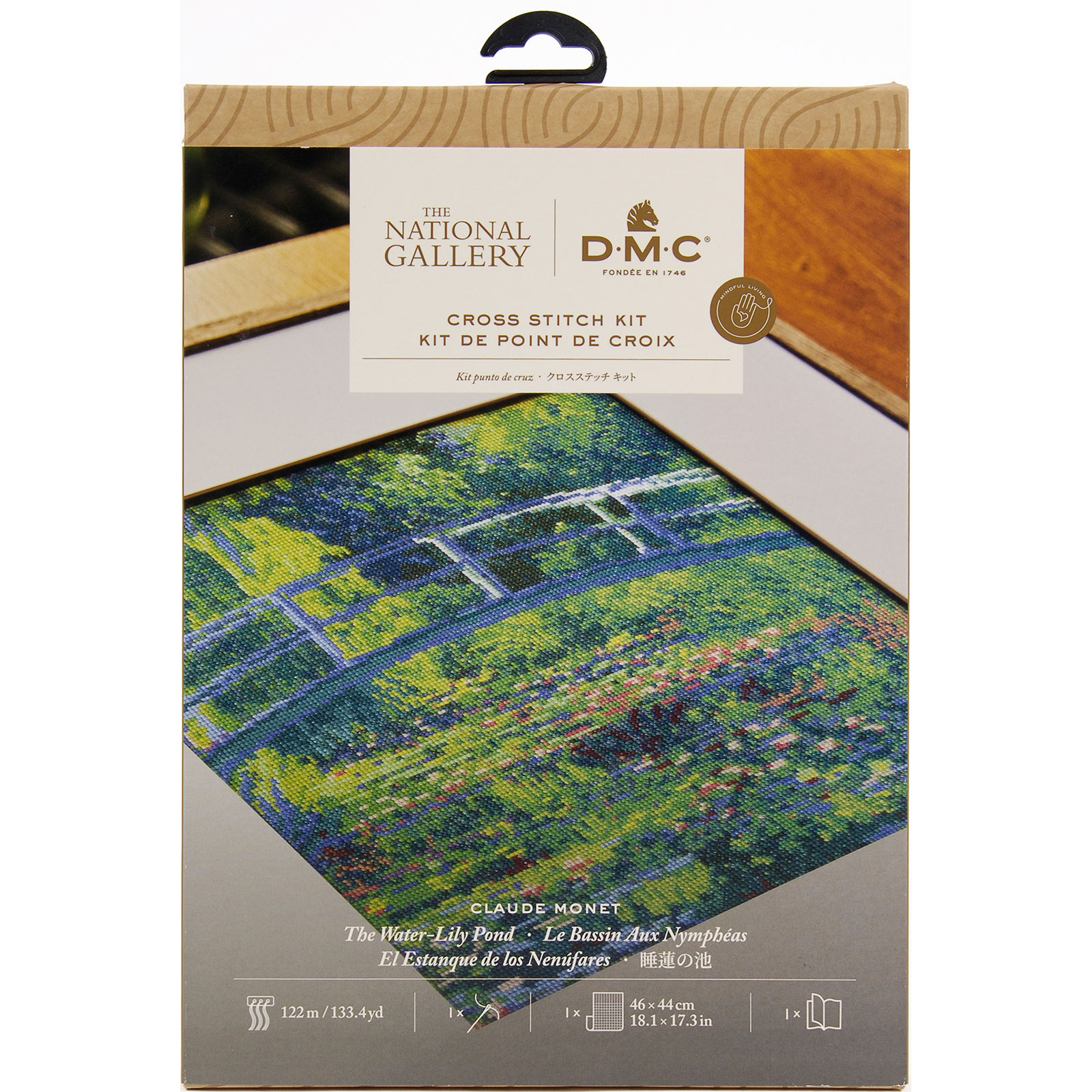 DMC BL1111/RE/71 Borduurpakket The Water Lily Pond 30x28.7cm - STUK