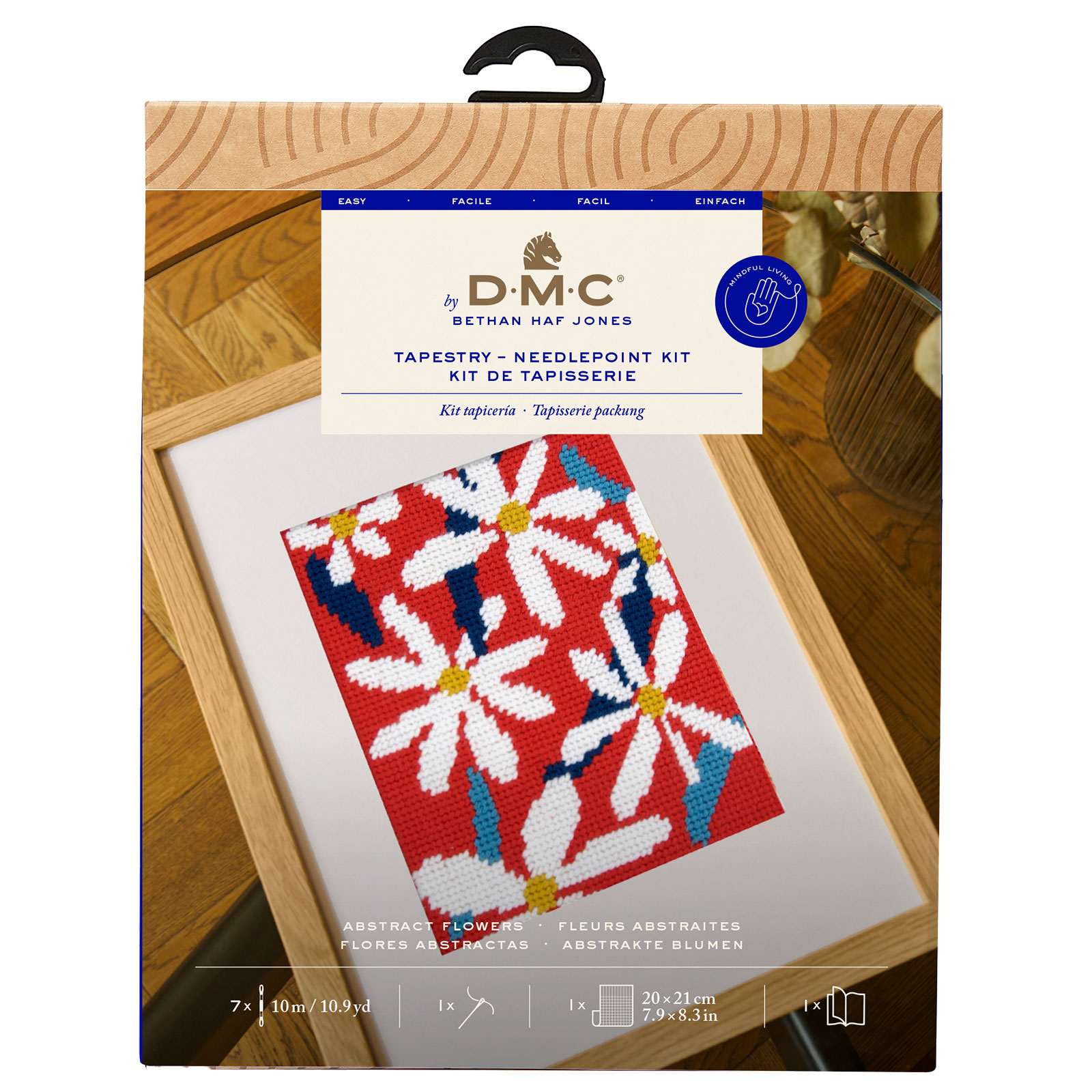DMC C125K Tapestry pakket Abstracte bloemen 12x15cm - STUK