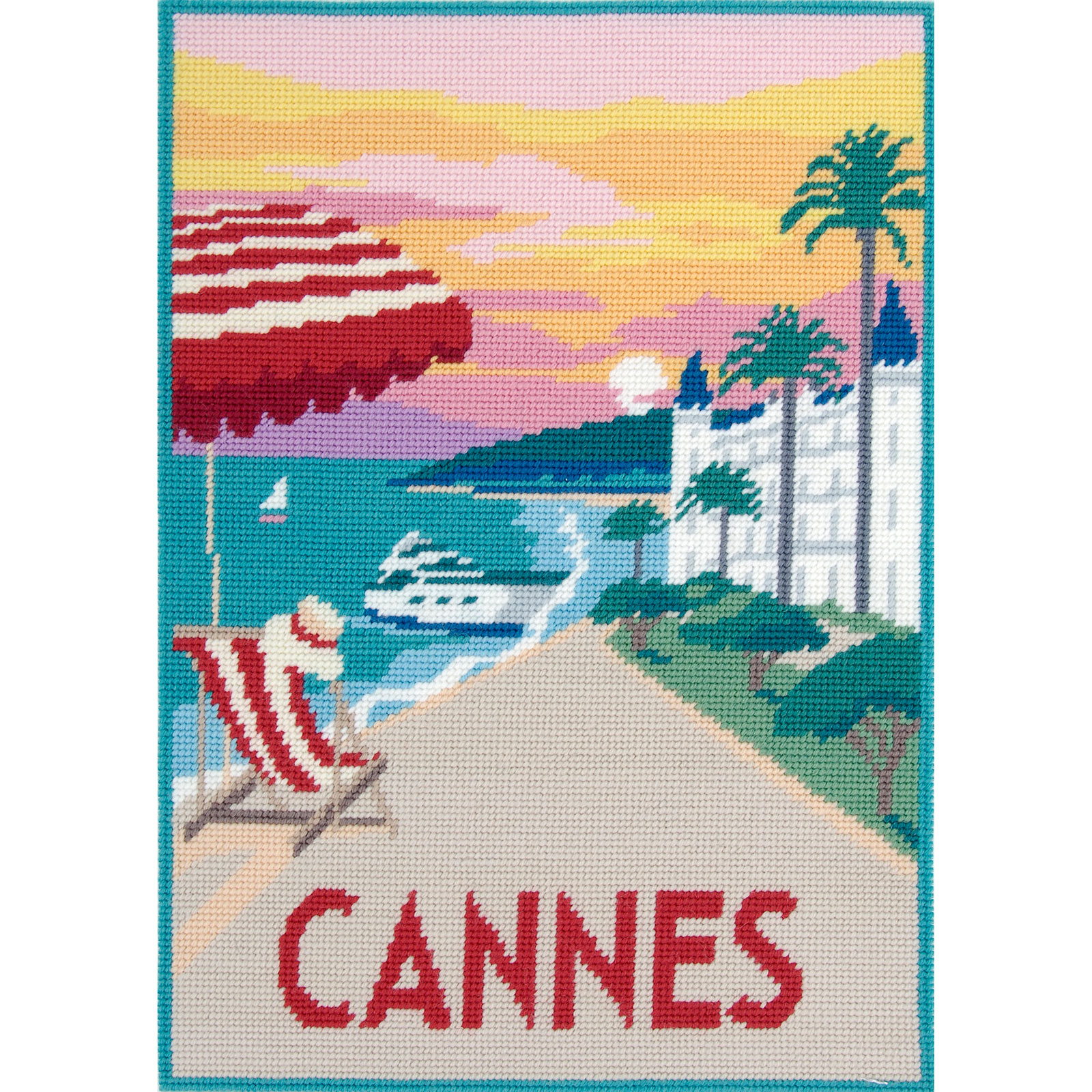 DMC C2202 Stramien voorbedrukt Cannes 29,7x42cm - STUK