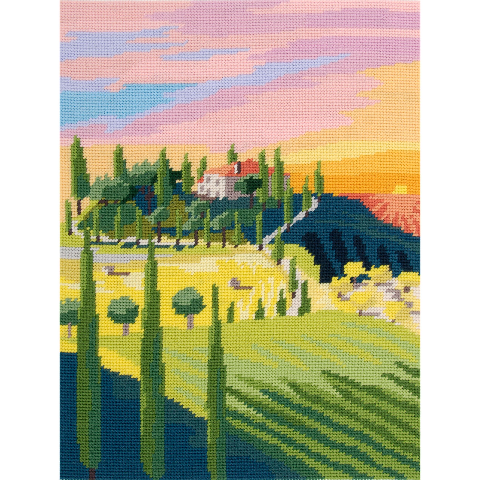 DMC C2212 Stramien voorbedrukt Toscane 30x40cm - STUK