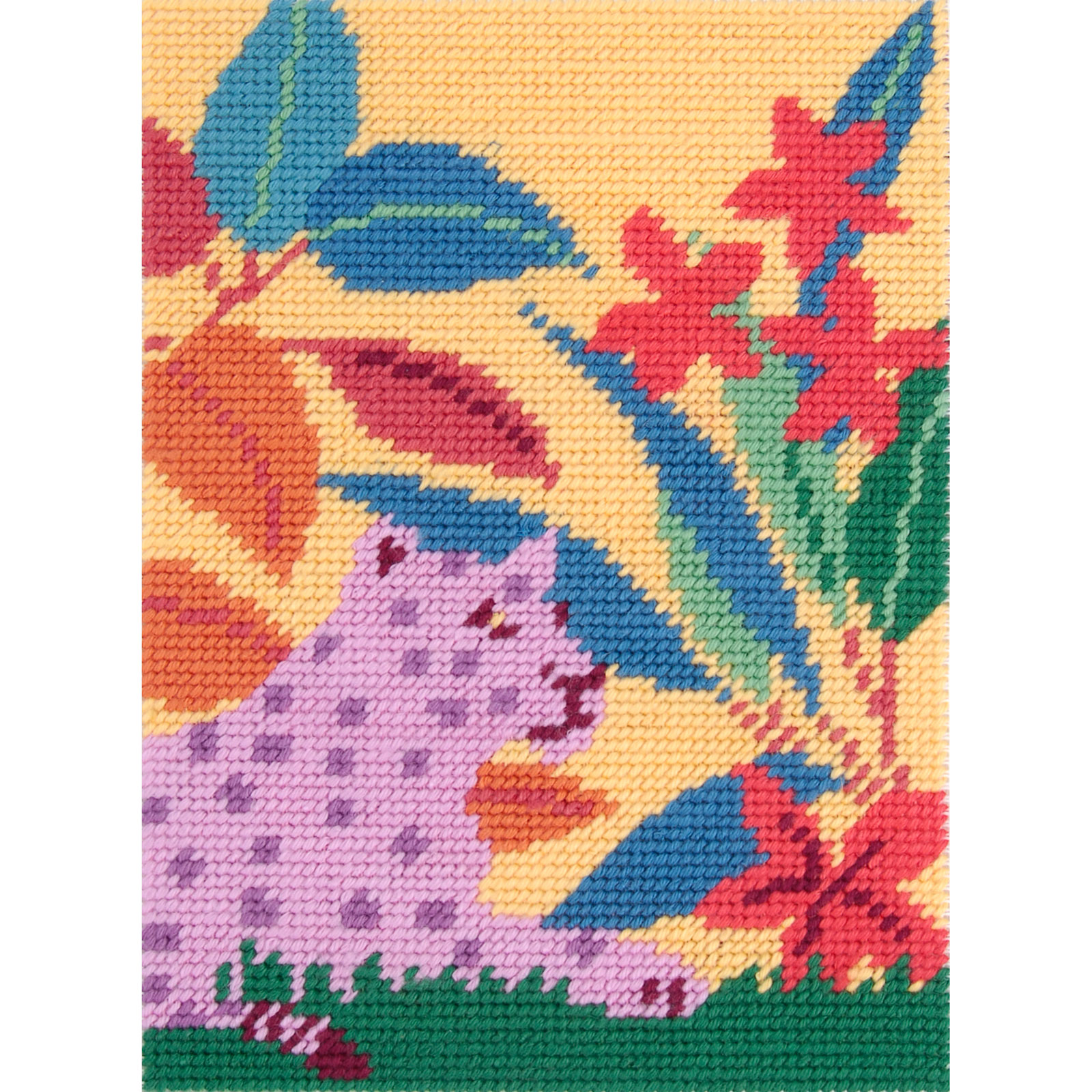 DMC C2503 Bedrukt canvas luipaard 24x30cm - STUK