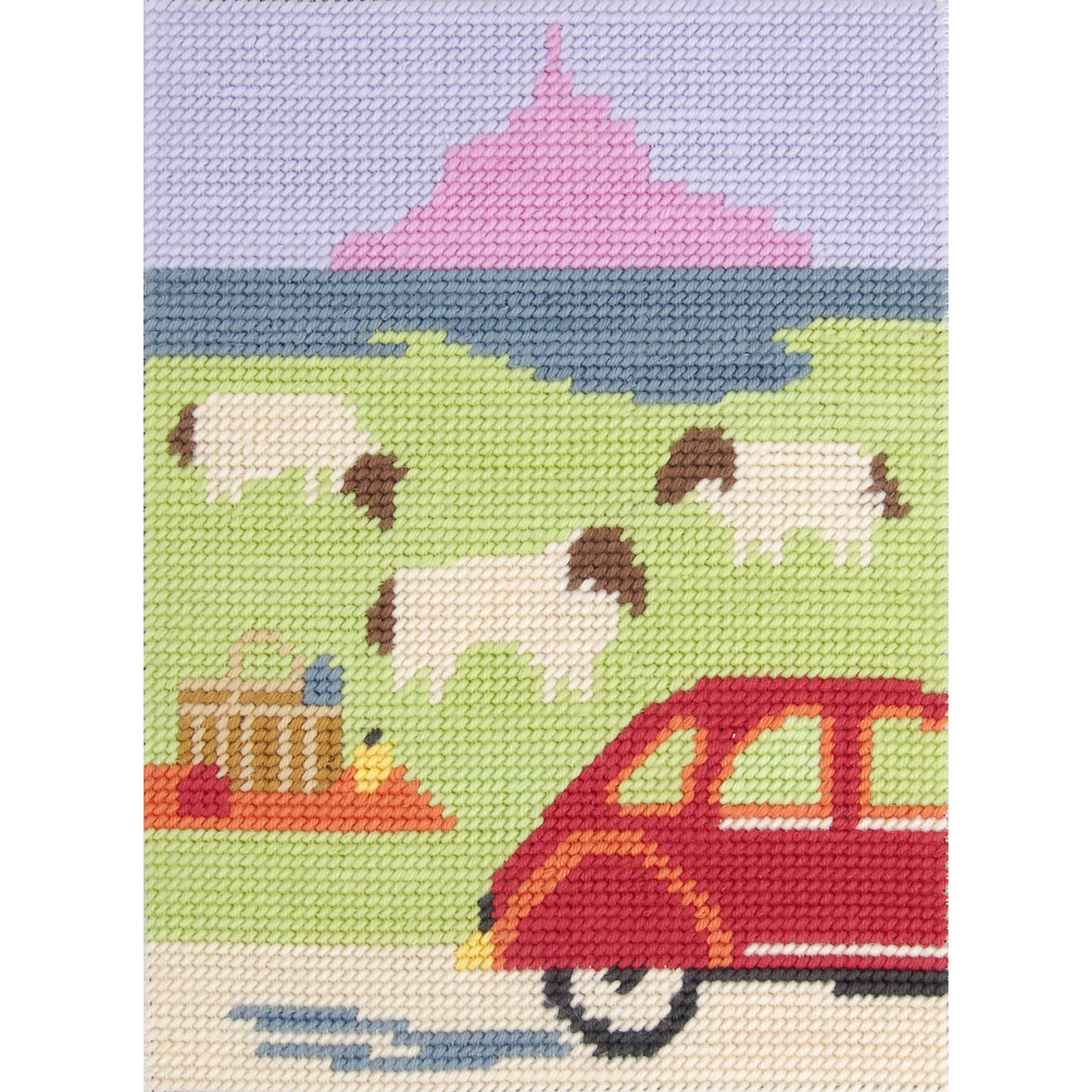 DMC C2505 Bedrukt Canvas Week-end 24x30cm - STUK