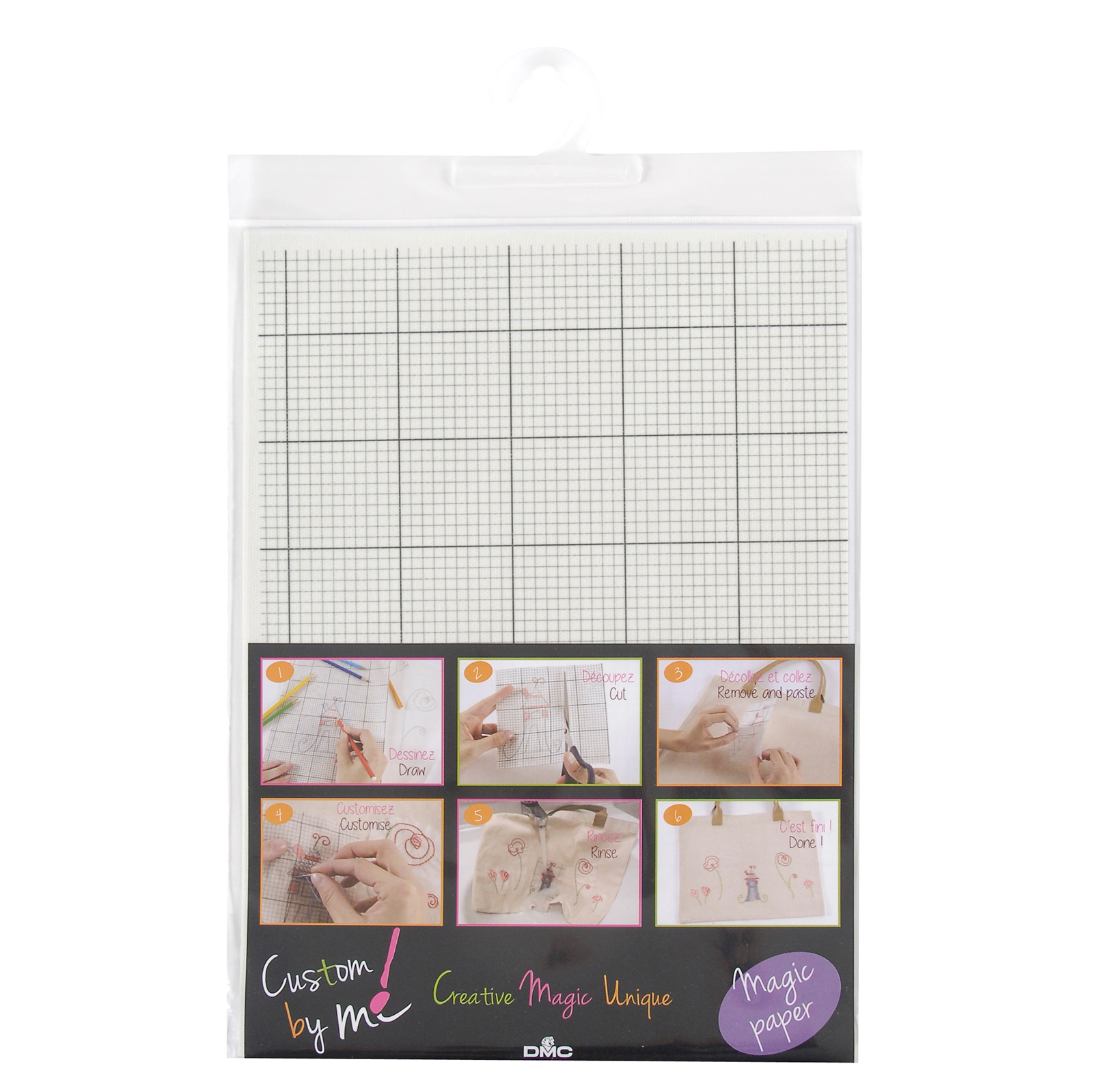 DMC FC0003 Custom By Me plaat zelfklevend en wateroplosbaar M - Kaart