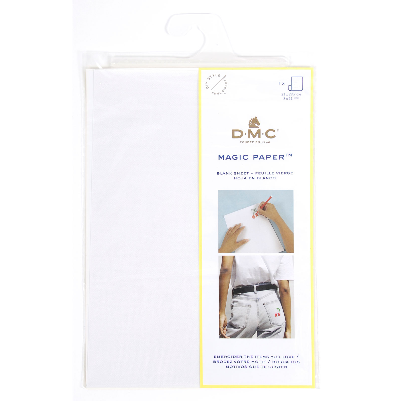 DMC FC10000 Magic Paper A4 - Blanco vel 21 x 29,7cm - STUK
