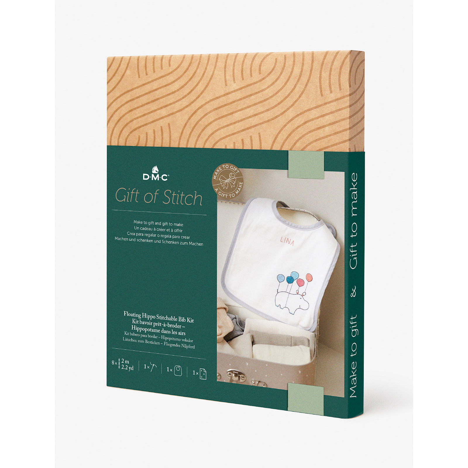 DMC RK207 Borduurpakket Nijlpaard - STUK