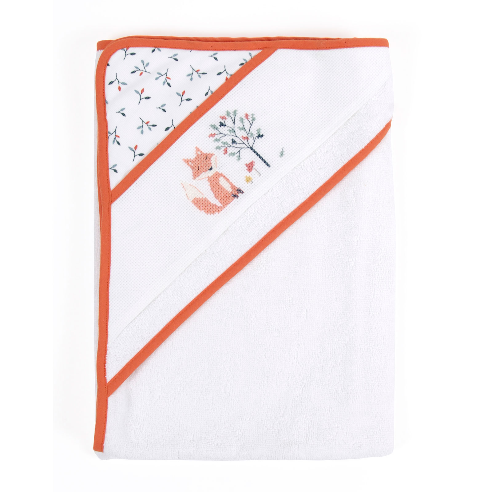 DMC RS2698 Bedrukte Badhanddoek oranje 72x72cm - STUK