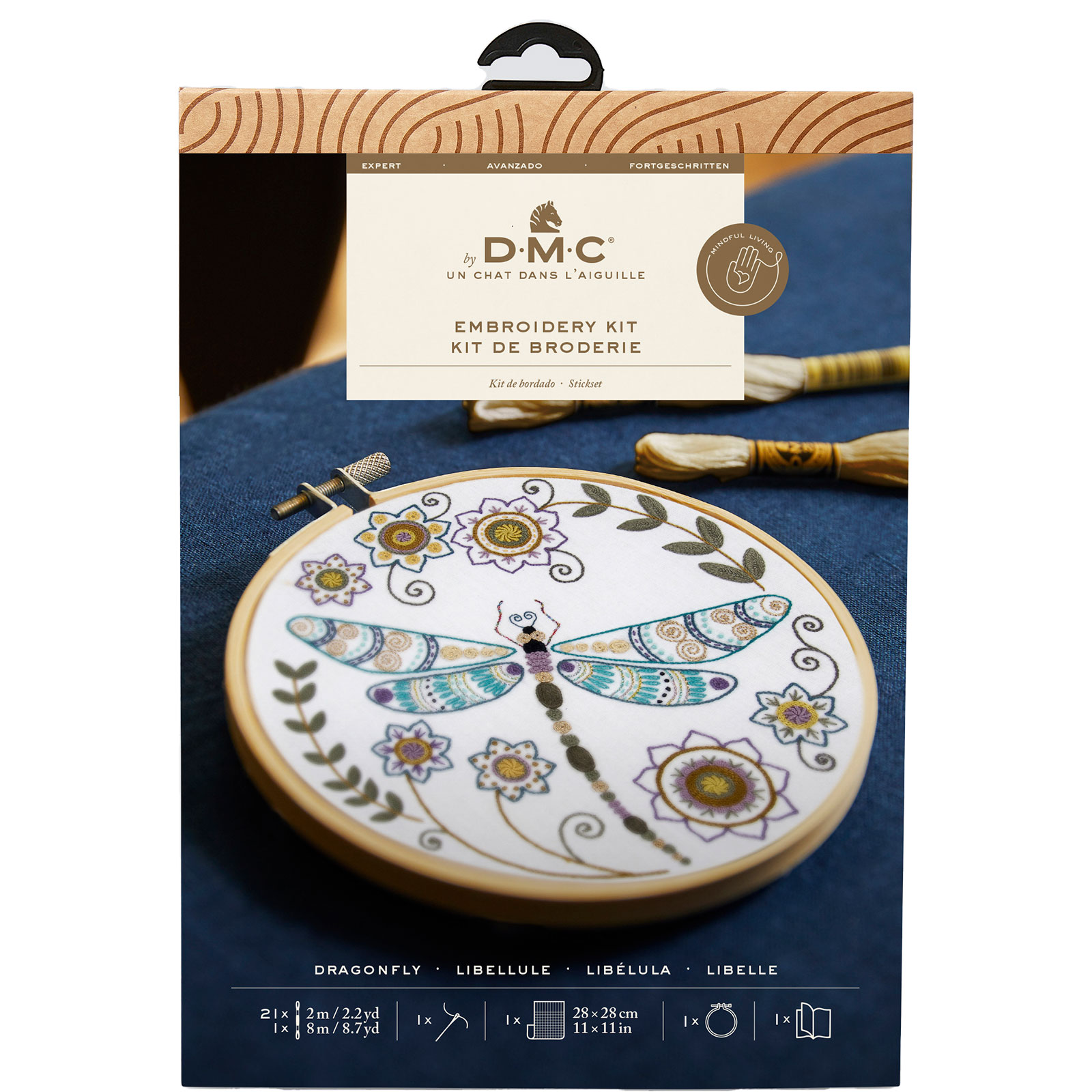 DMC TB196 Borduurpakket Libelle 17,6x17,6cm - STUK