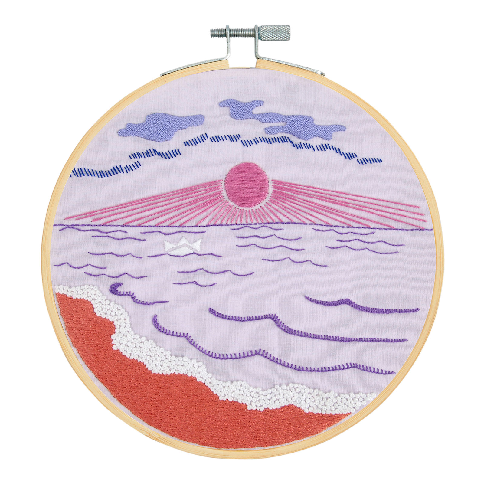 DMC TB208L Traditioneel borduurpakket Boot 15cm - set à 3 stuks - STUK