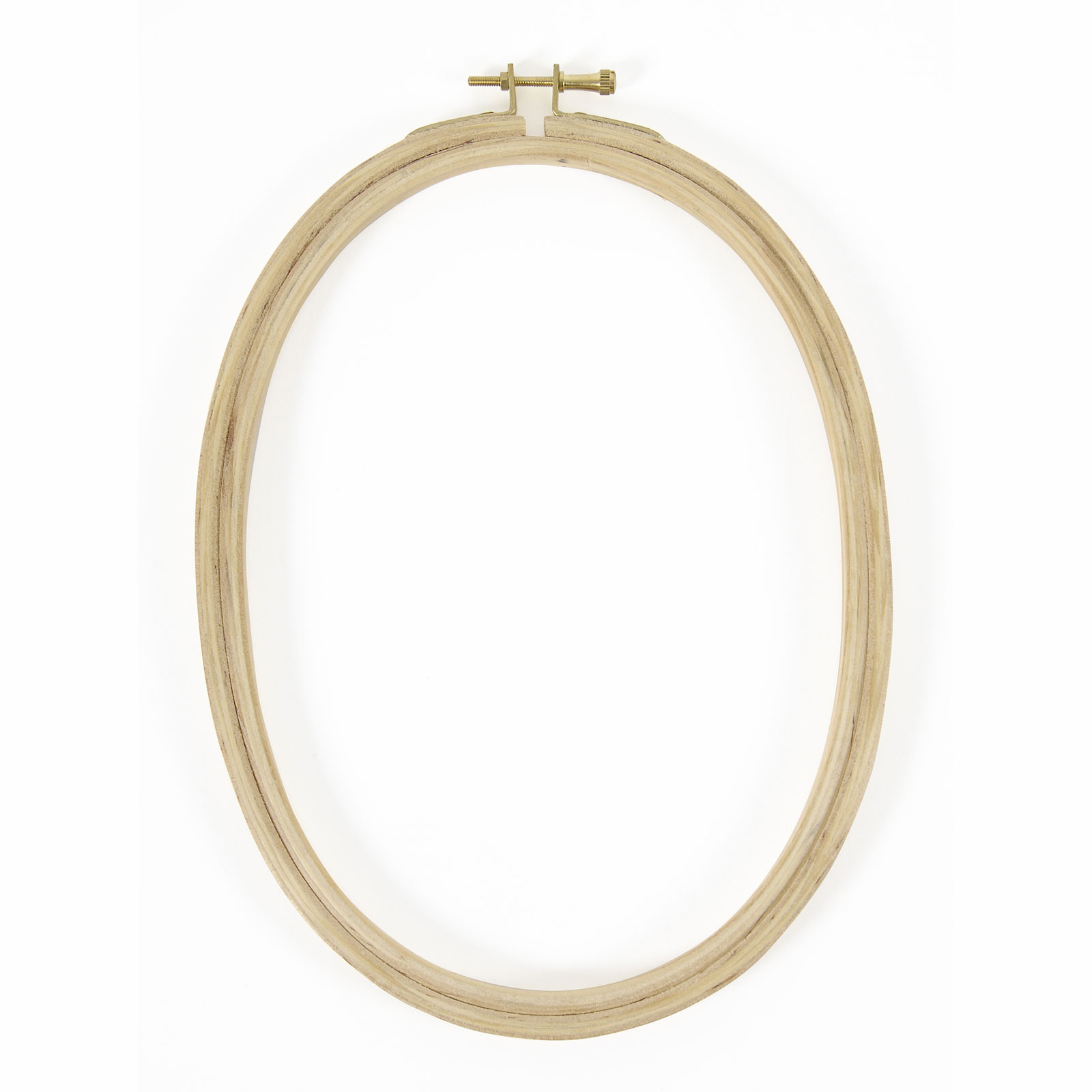 DMC U2108 - Houten borduurring ovaal 18 x 24 cm - Kaart