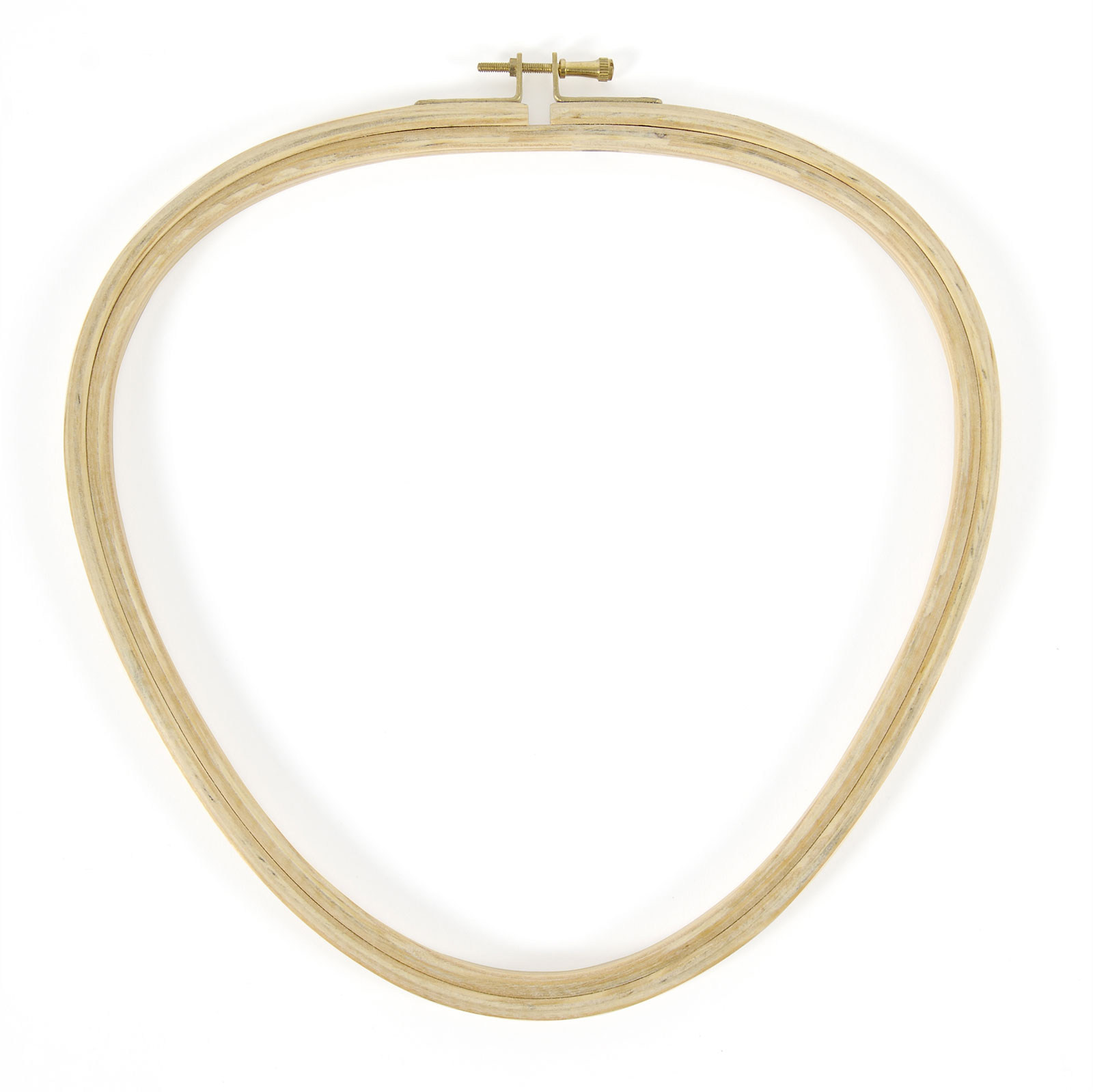 DMC U2110 - Houten borduurring driehoek  26,5 x 26 cm - Kaart