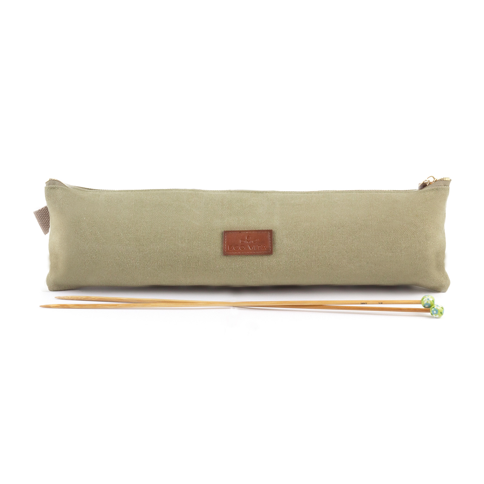 DMC U2126 Eco Vita Breinaalden etui - Khaki