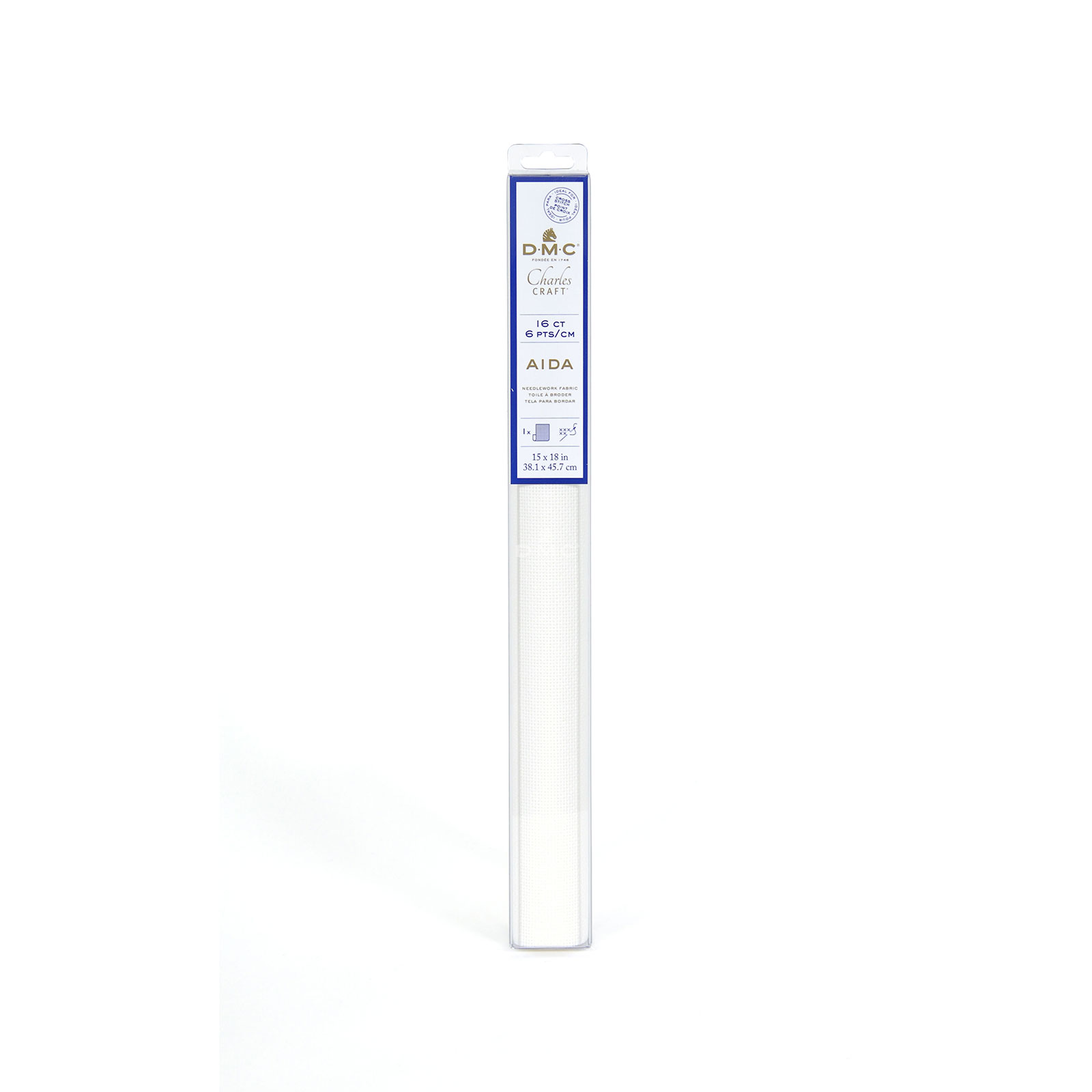 DMC GD1636BX Aïda 16 count 6 kruisjes per cm 38,1 x 45,7cm - Kleur 712