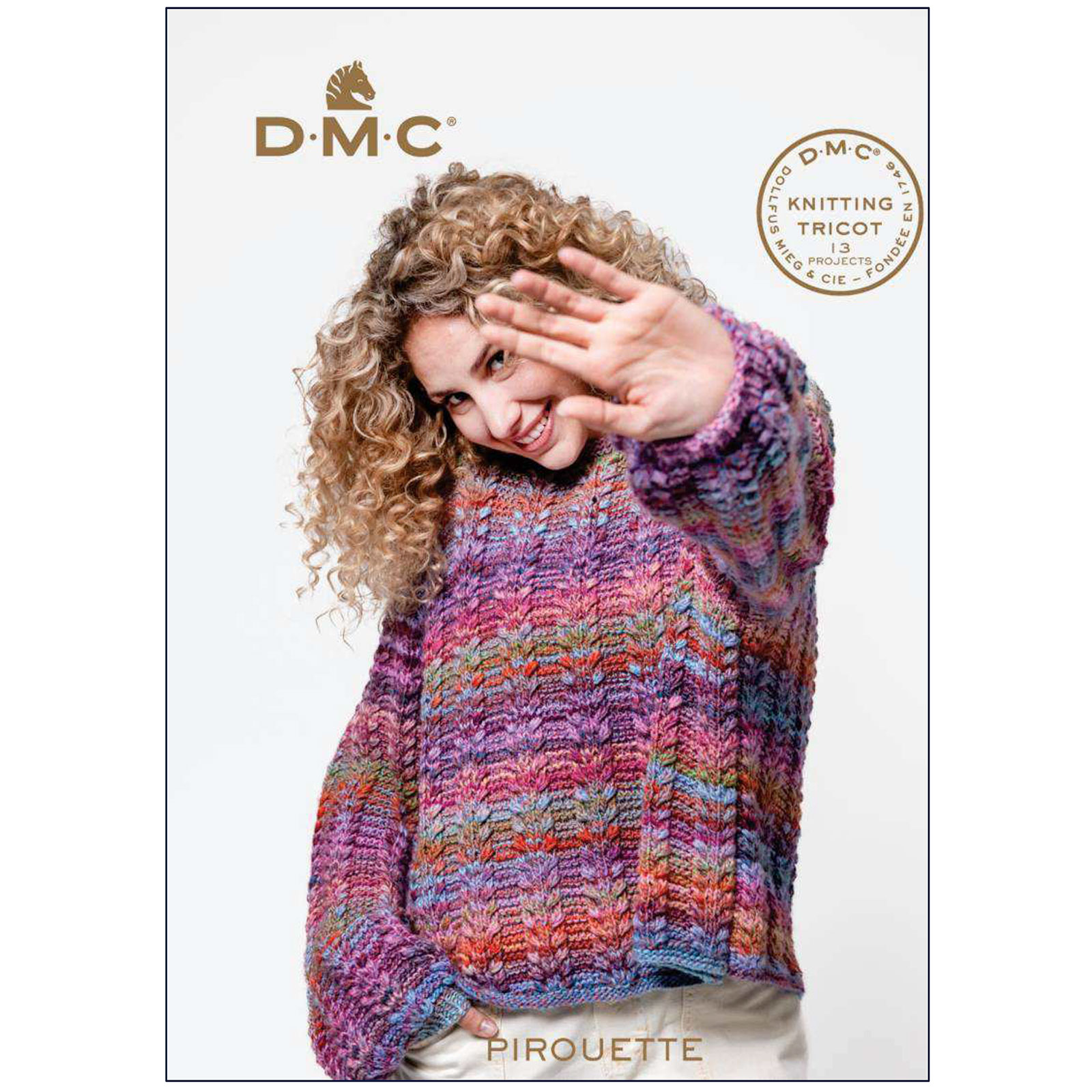 DMC 15903/E22 Folder Pirouette 2 projecten. Taal: Engels, Nederlands en Duits - STUK