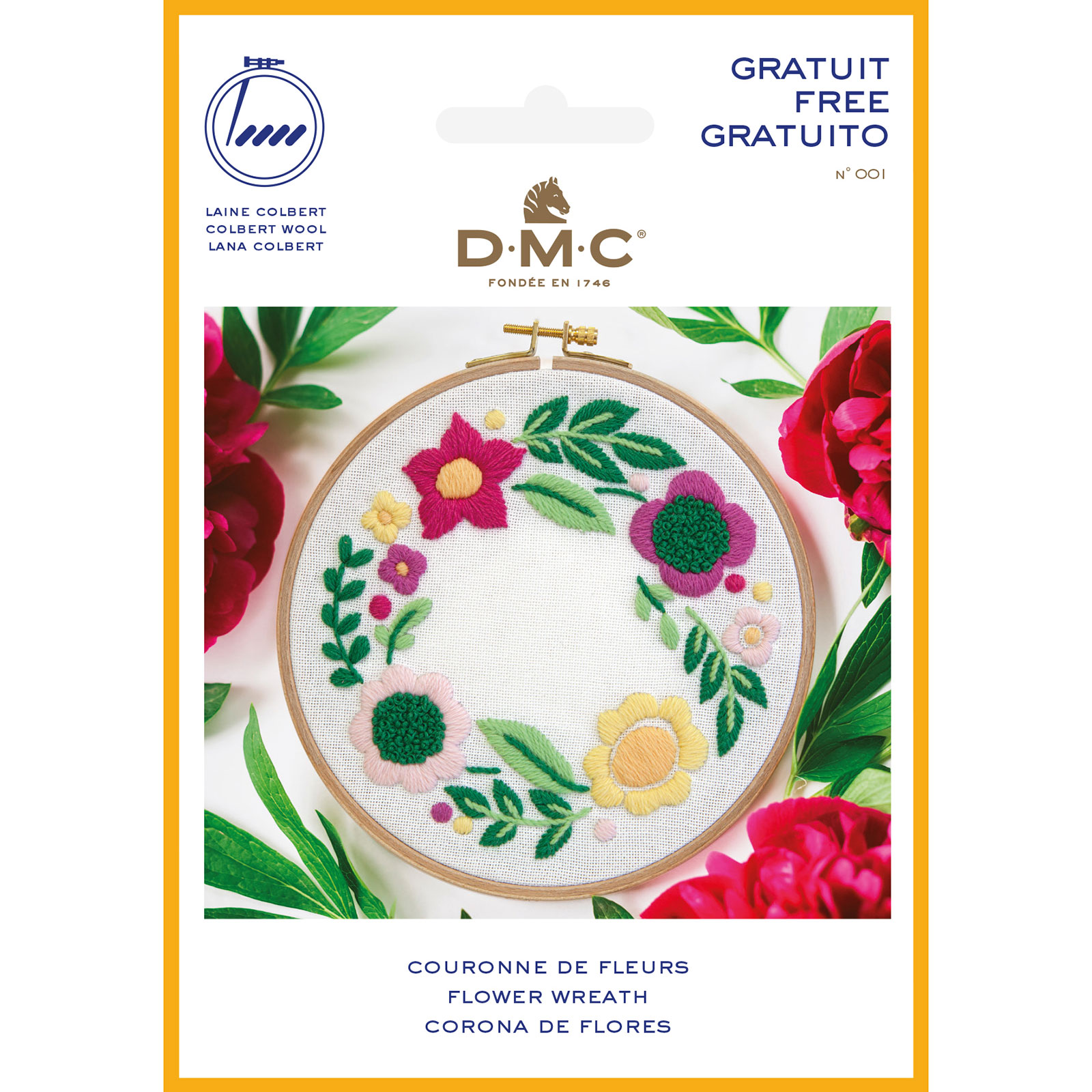 DMC Y1020L/22 Flyer Laine Colbert Bloemenkrans - STUK