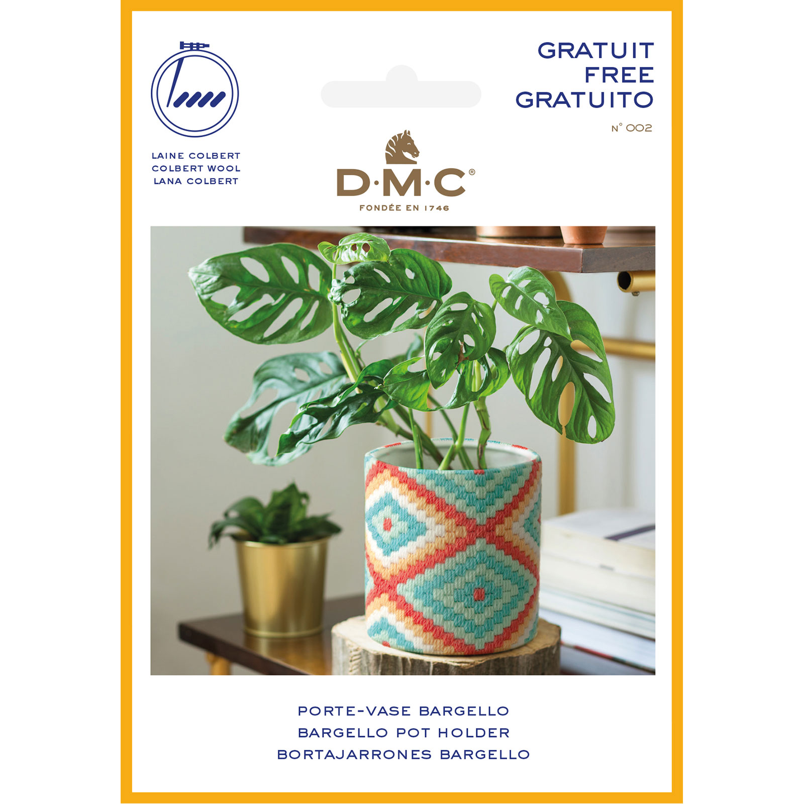 DMC Y1021L/22 Flyer Laine Colbert Bloempot - STUK