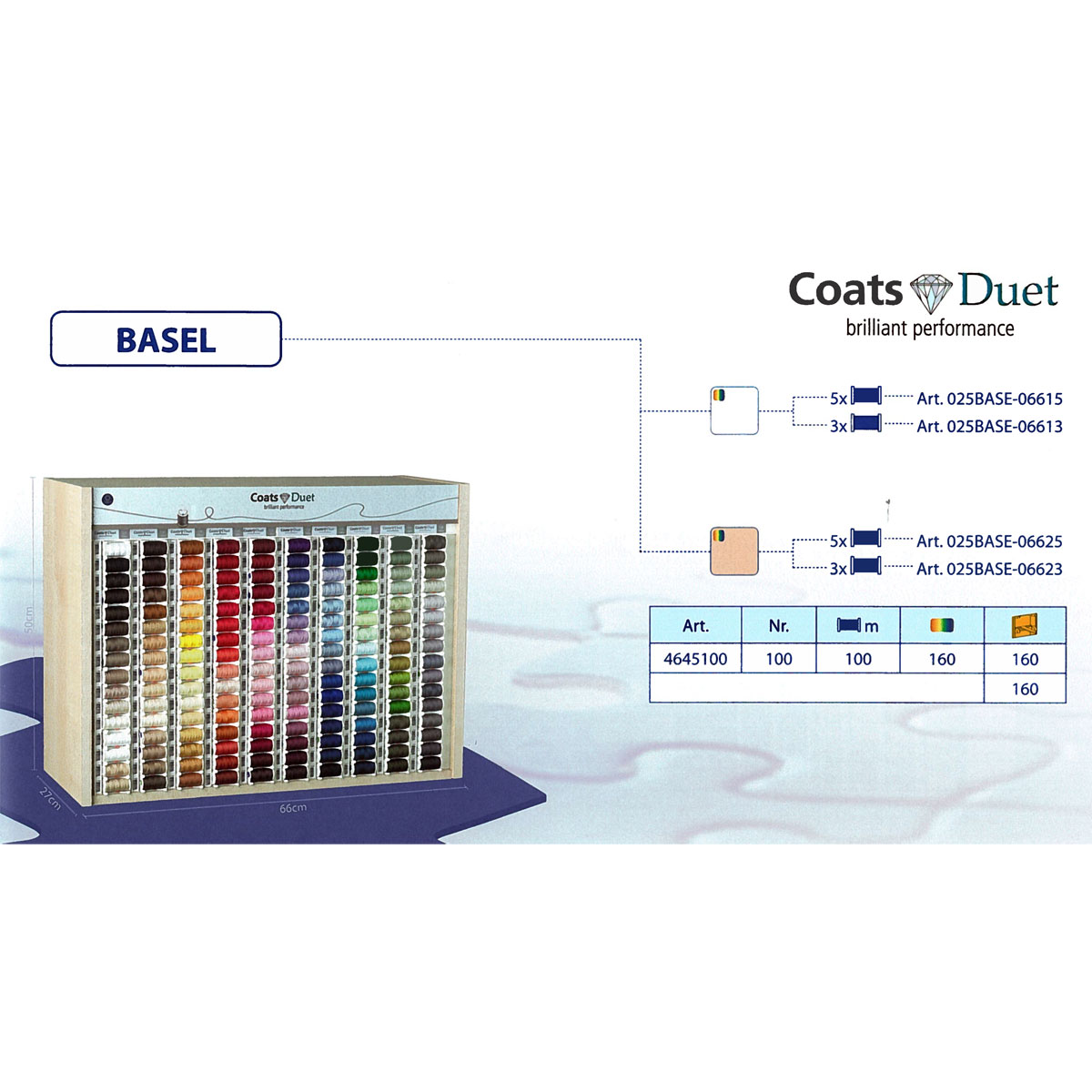 Duet meubel Basel 66cm - Kleur 06613