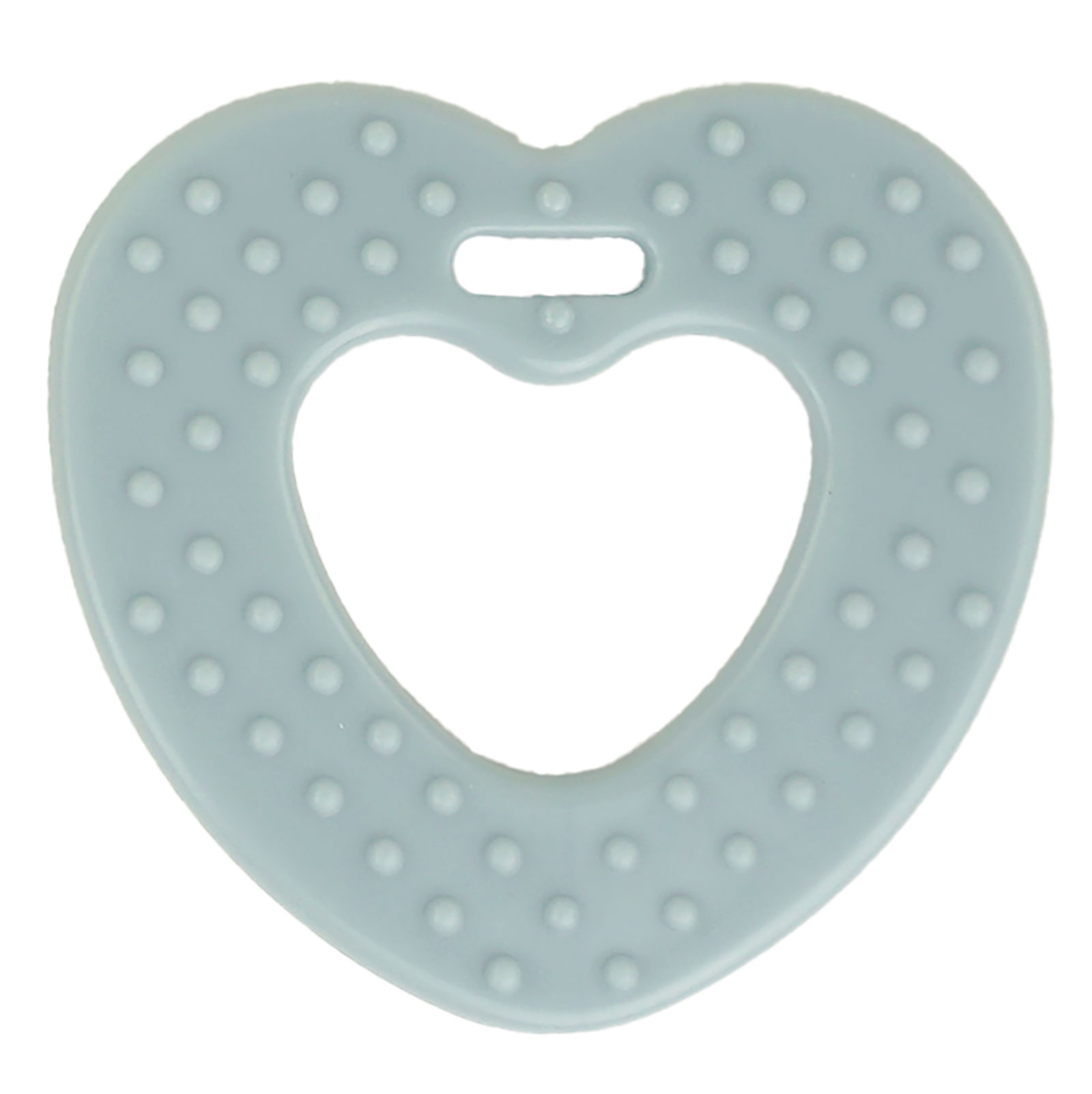 Durable 020.1004 Bijtring Hart met noppen,  2 stuks - Kleur 257