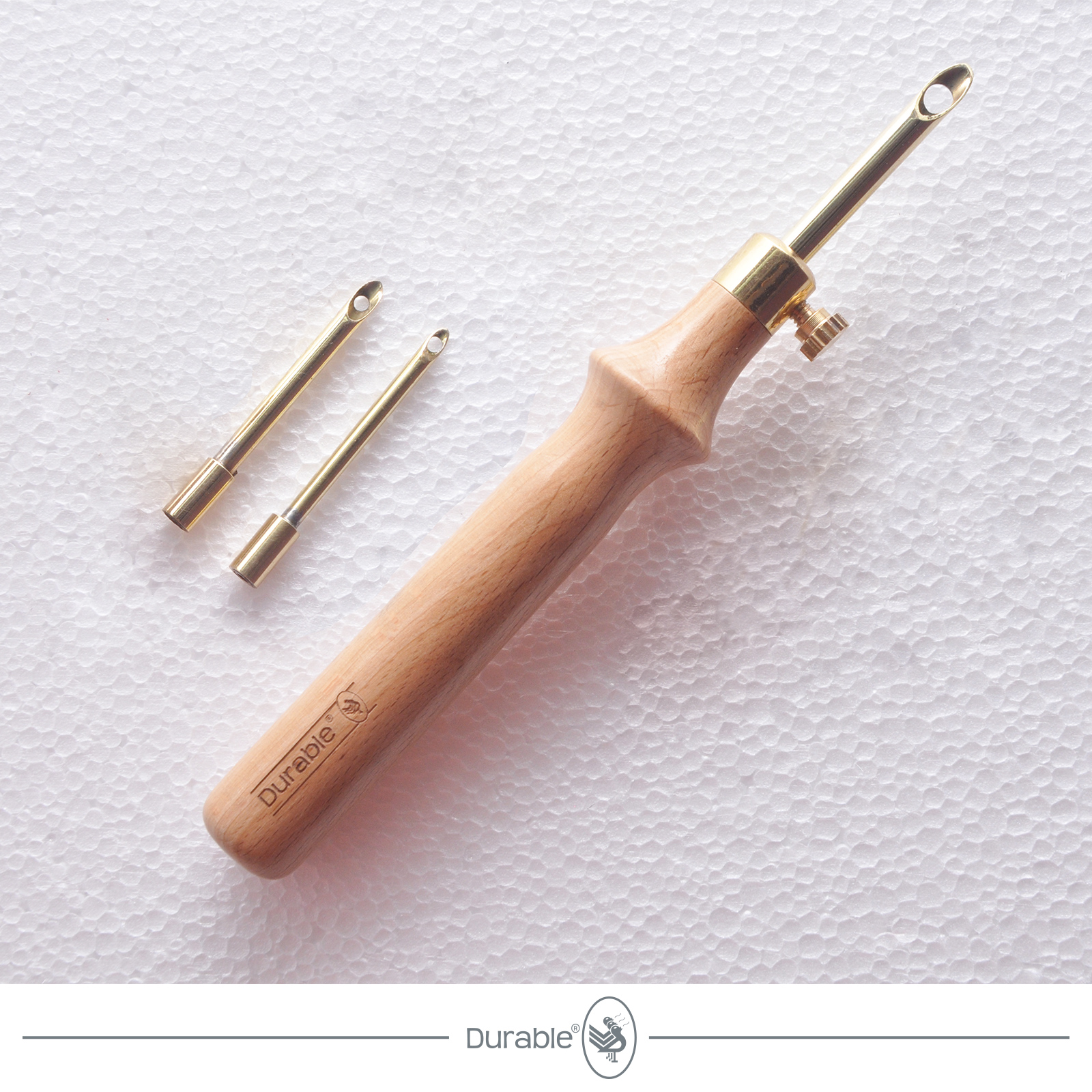 Durable 020.1079 Punchnaald met 3 verwisselbare naalden van 3mm, 4mm en 5,5mm  - STUK