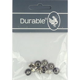 Durable 020.1277 Schroefknoop 10 mm voor het bevestigen van leren labels - 5 stuks
- Kaart