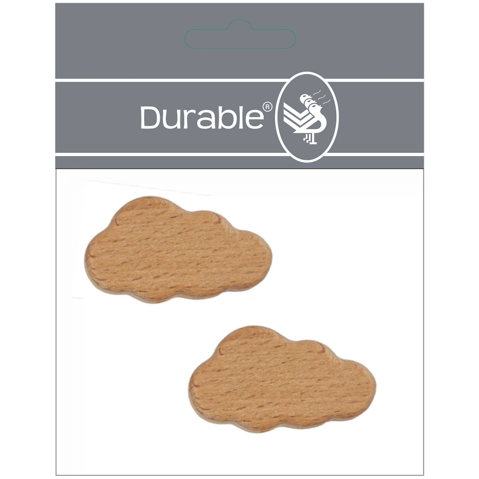 Durable 020.1283 Kraal Wolk 3x5cm kaart à 2 stuks - Kaart