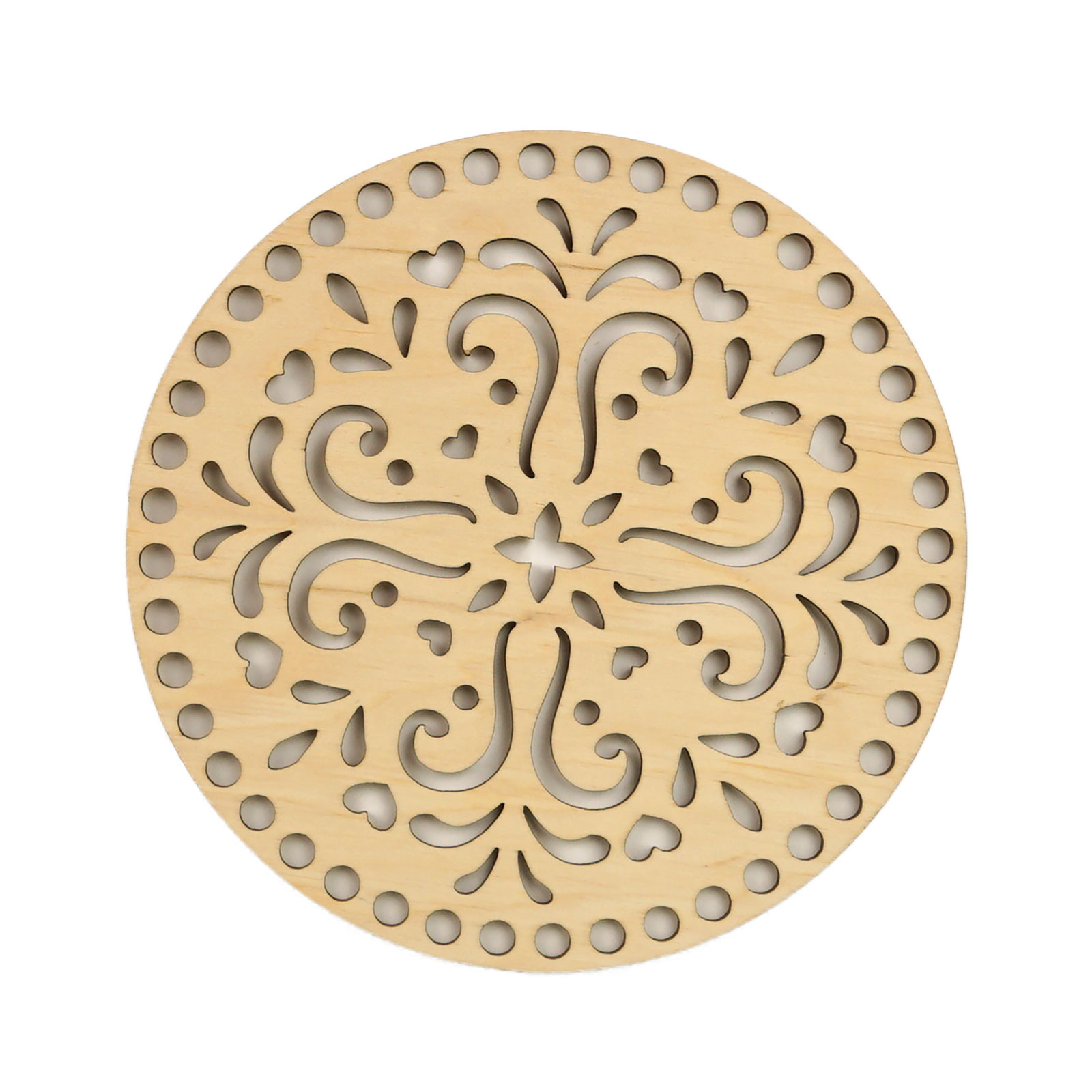 Durable Mandala Berkenhout 17cm, 7mm gaten - STUK