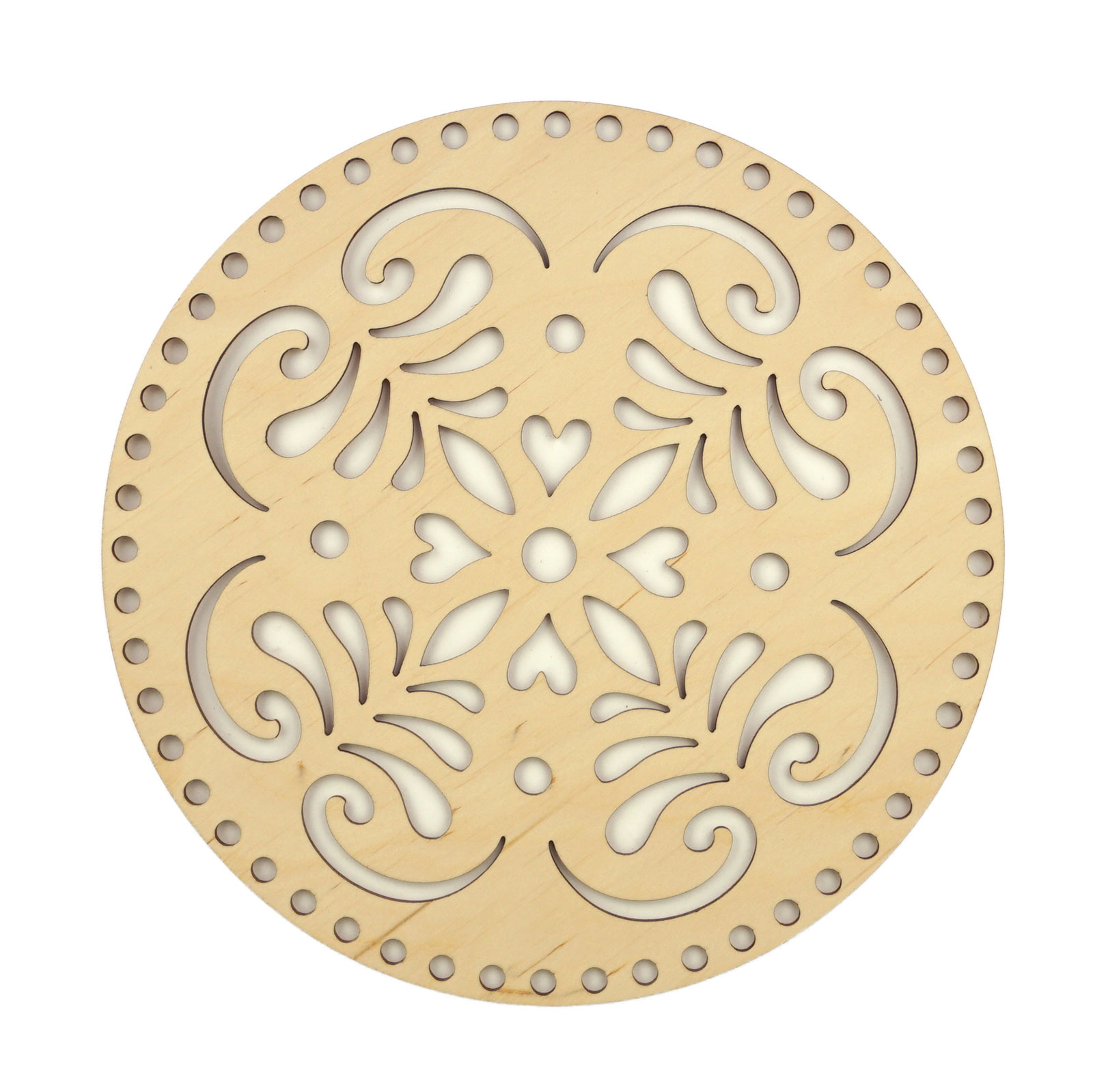 Durable Mandala Berkenhout 25cm, 7mm gaten - STUK