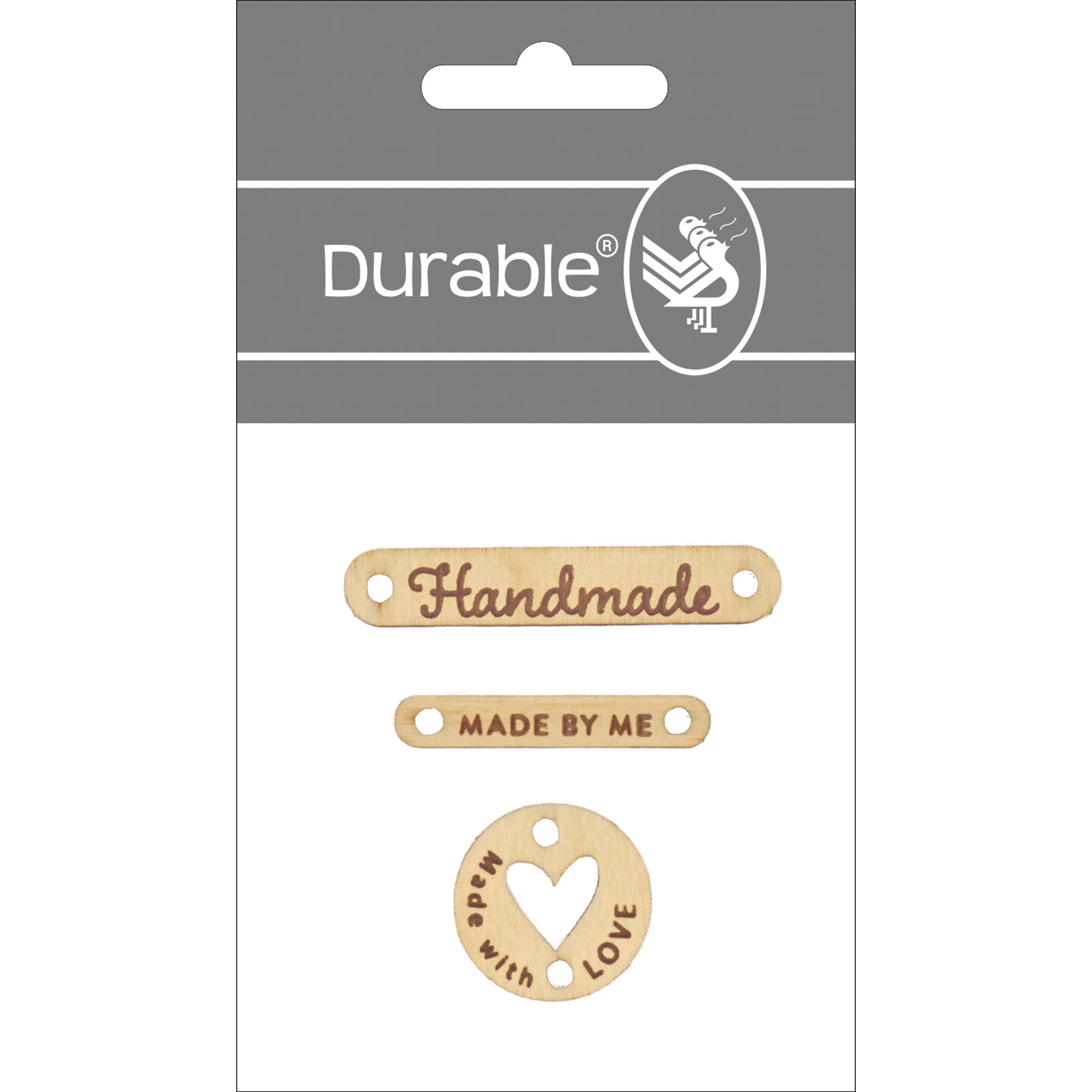 Durable Houten label Mix - Kaart