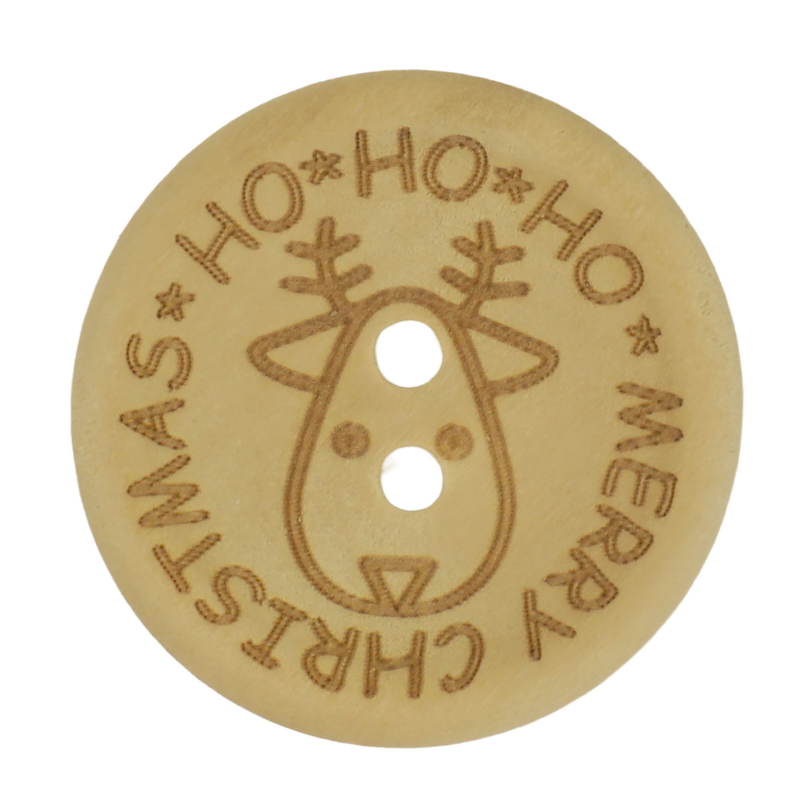 Durable 020.1358 knoop HoHoHo Merry Christmas 30mm,  2 stuks - Kaart