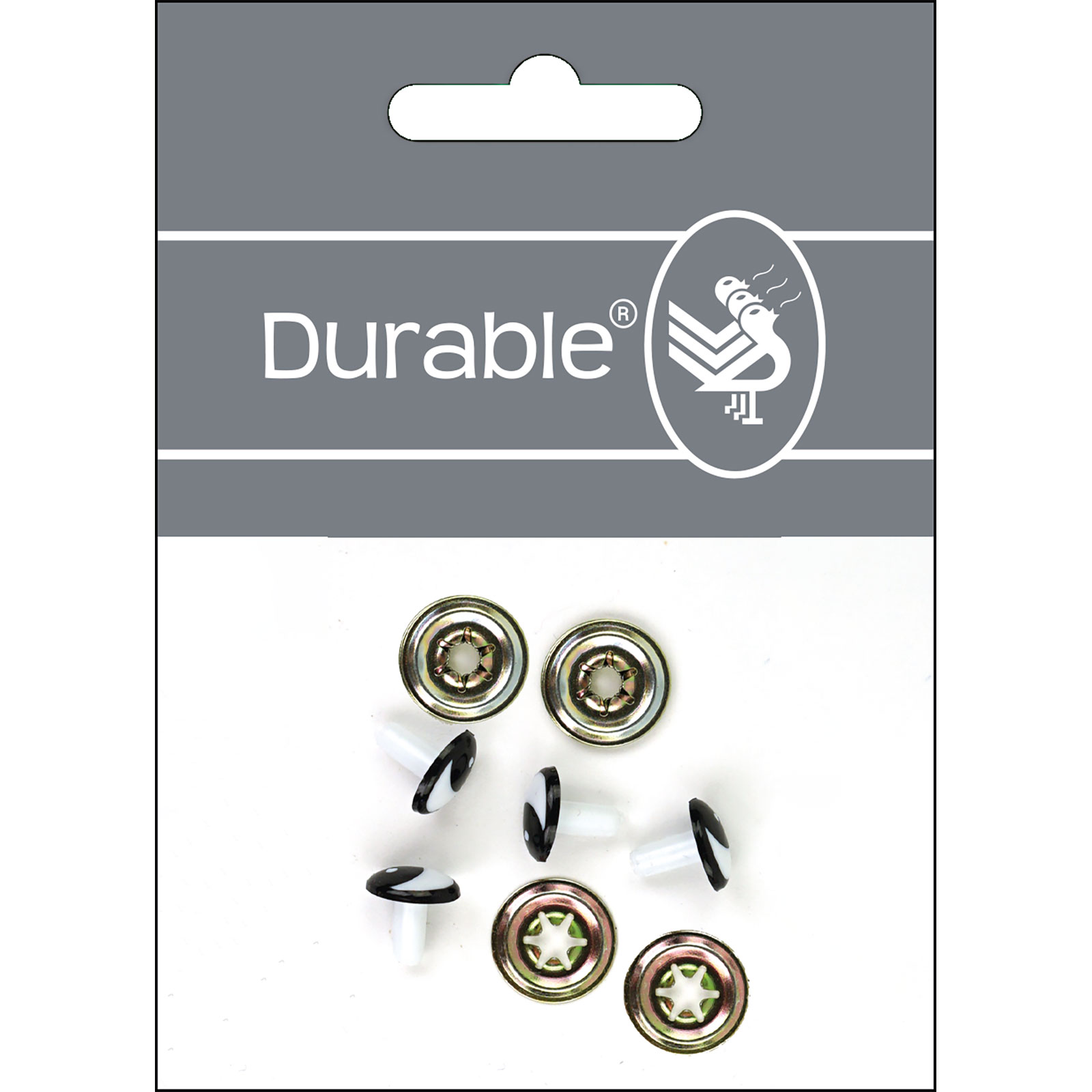 Durable Oogjes fantasie 10mm kaart à 4 stuks - Kaart