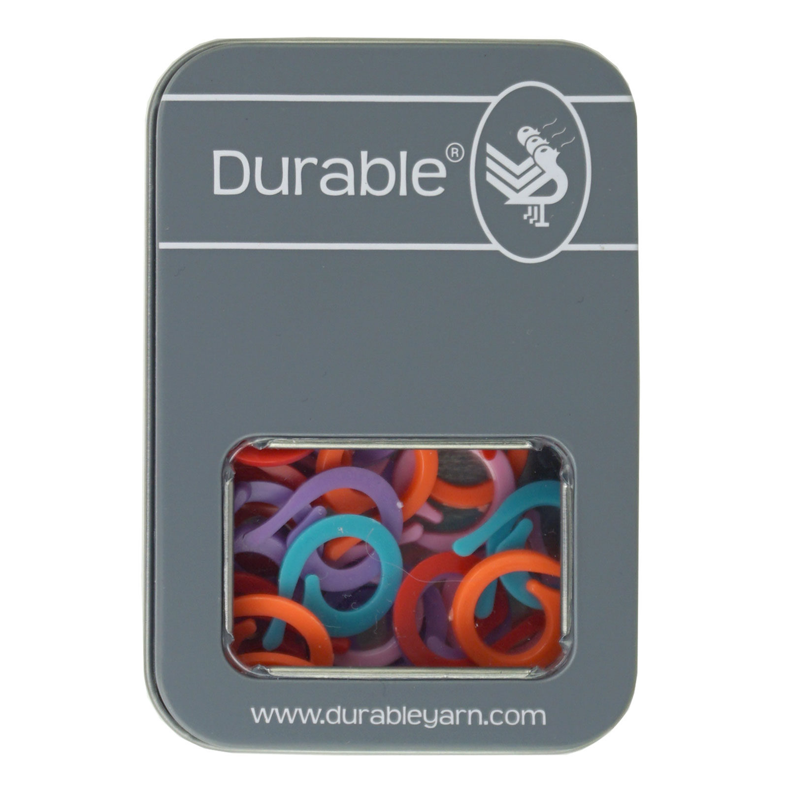 Durable Splitring steekmarkeerders 19mm, 50 stuks assorti kleuren - Kaart